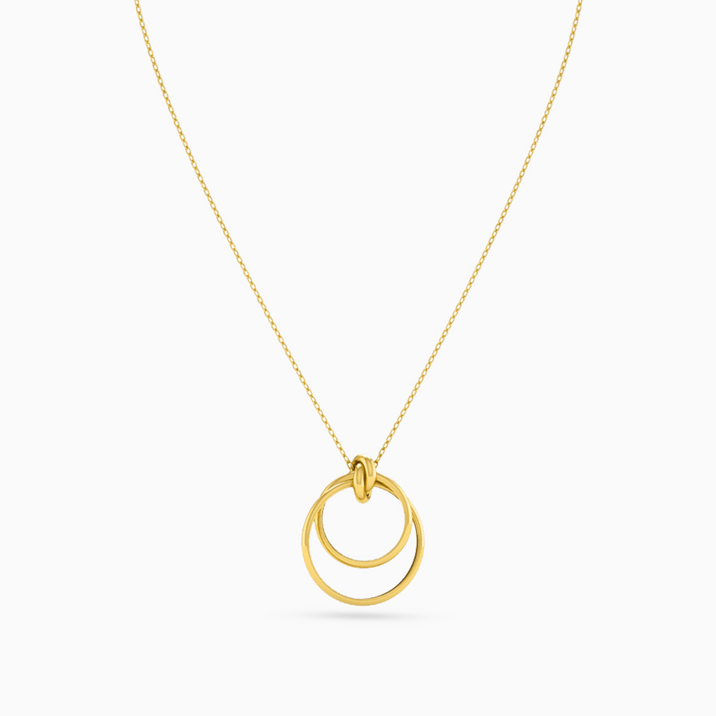 Circle Necklace In 18K Gold - 8 Circle Necklace In 18K Gold - 8