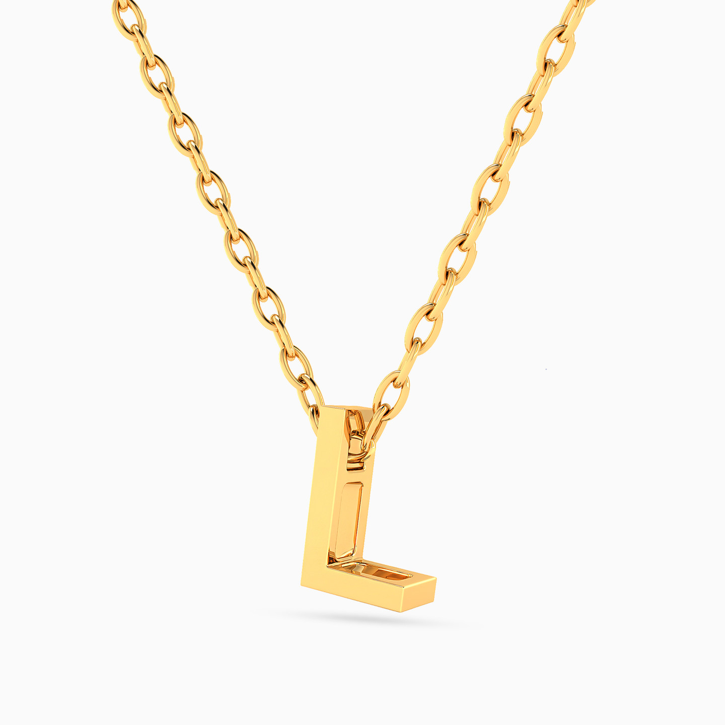 18K Gold Pendant Necklace - 2