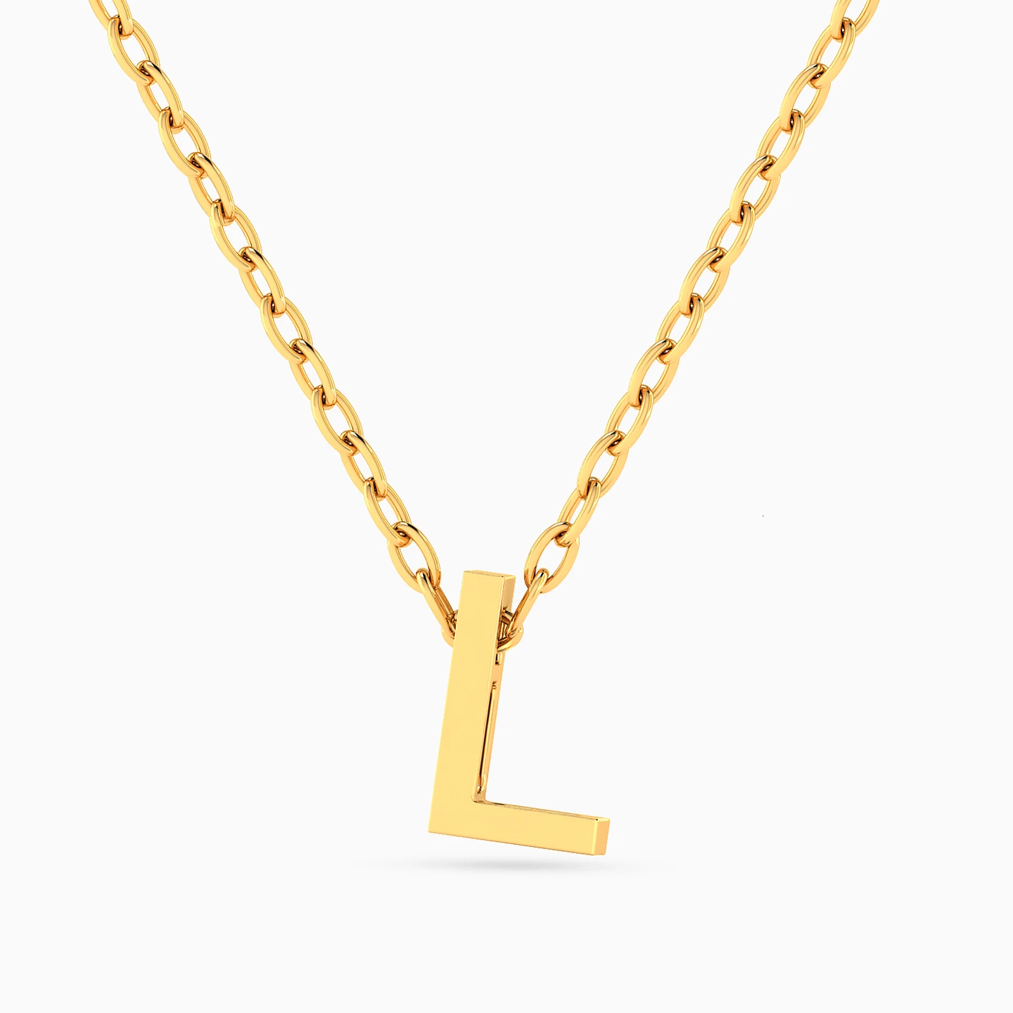 Letter L Necklace in 18K Gold Letter L Necklace in 18K Gold