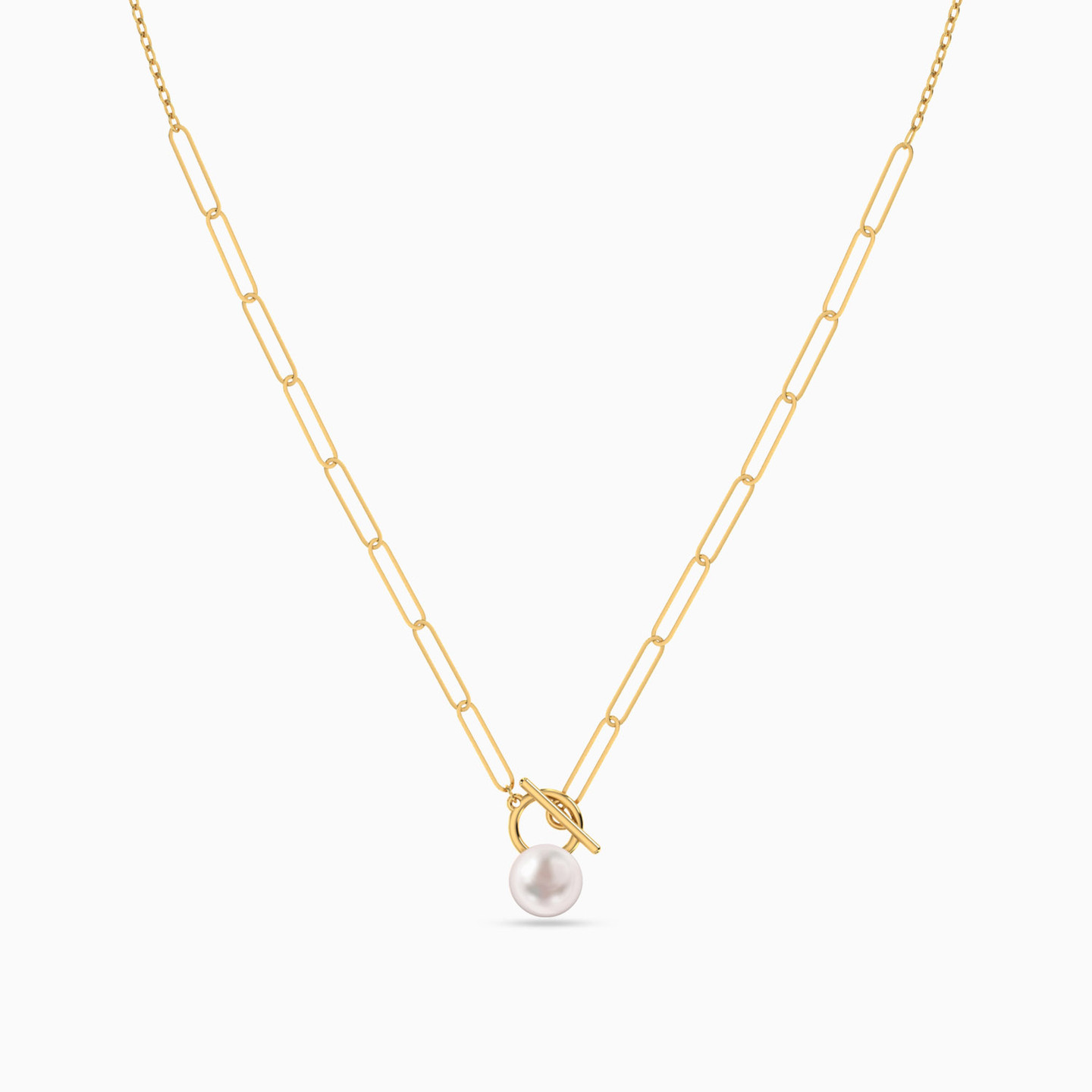 18K Gold Pearls Pendant Necklace - 3