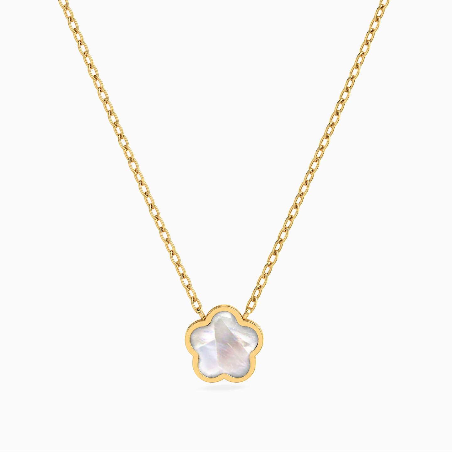 Kids 18K Gold Pearls Pendant Necklace