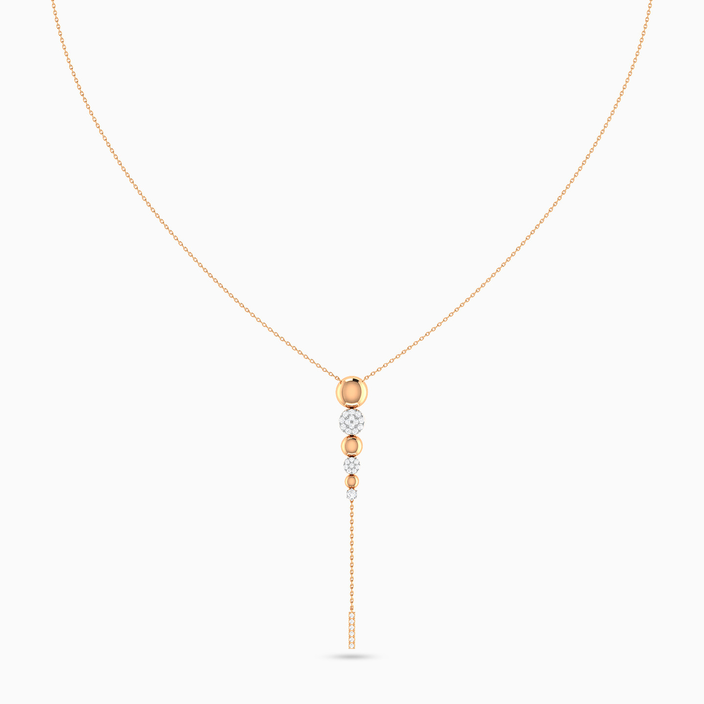 Circle Diamond Necklace in 18K Gold Circle Diamond Necklace in 18K Gold