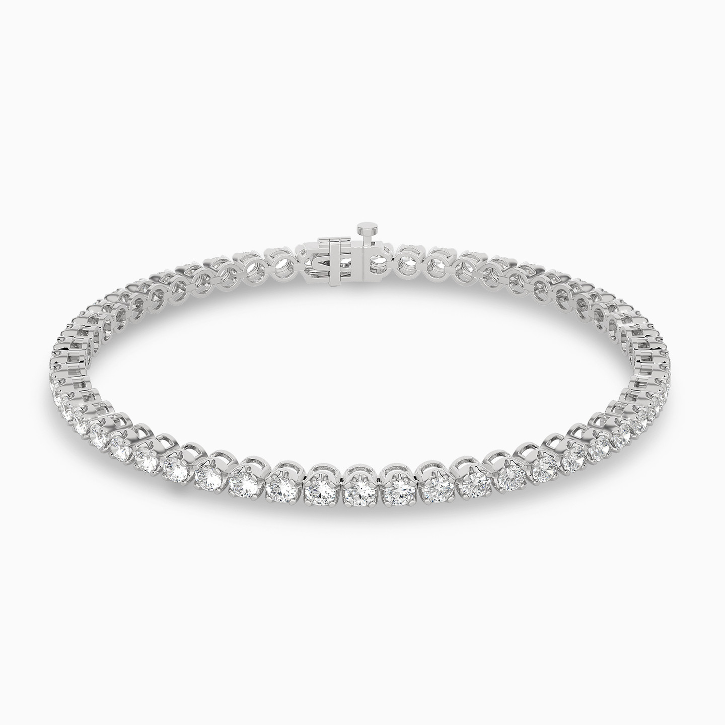 2.66 CT Brilliant Lab Grown Diamond Tennis Bracelet in 18K Gold 2.66 CT Brilliant Lab Grown Diamond Tennis Bracelet in 18K Gold