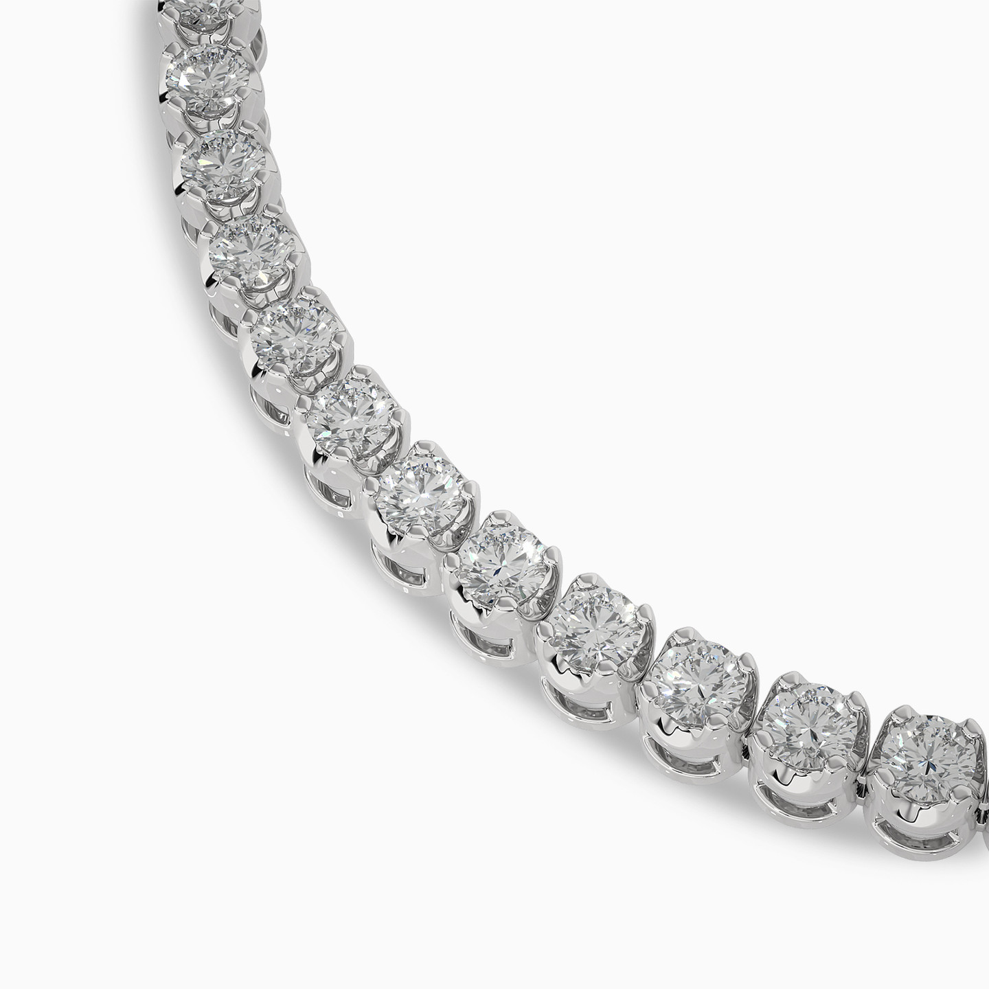 2.66 CT Brilliant Lab Grown Diamond Tennis Bracelet in 18K Gold - 4 2.66 CT Brilliant Lab Grown Diamond Tennis Bracelet in 18K Gold - 4