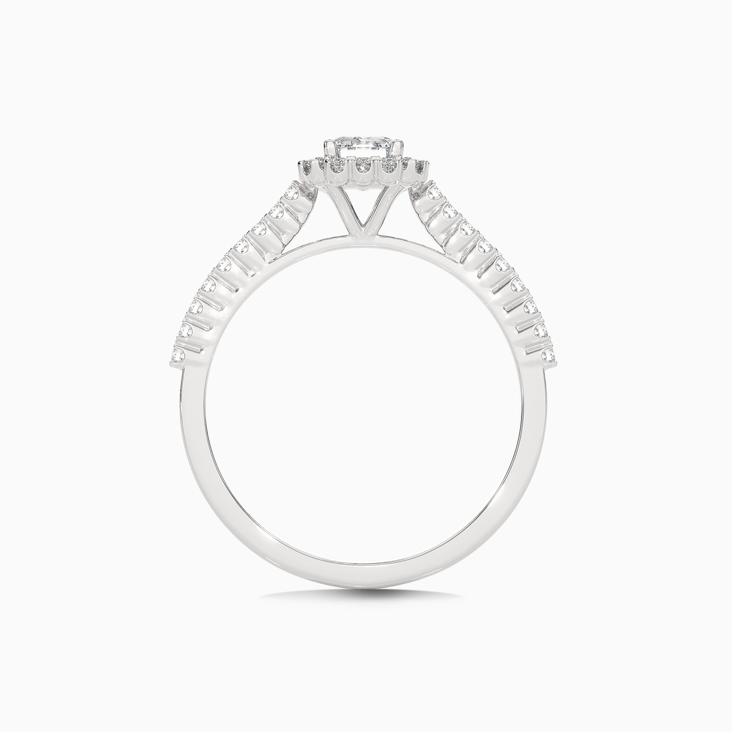 0.58 CT Baguette Lab Grown Diamond Statement Ring in 18K Gold - 2 0.58 CT Baguette Lab Grown Diamond Statement Ring in 18K Gold - 2