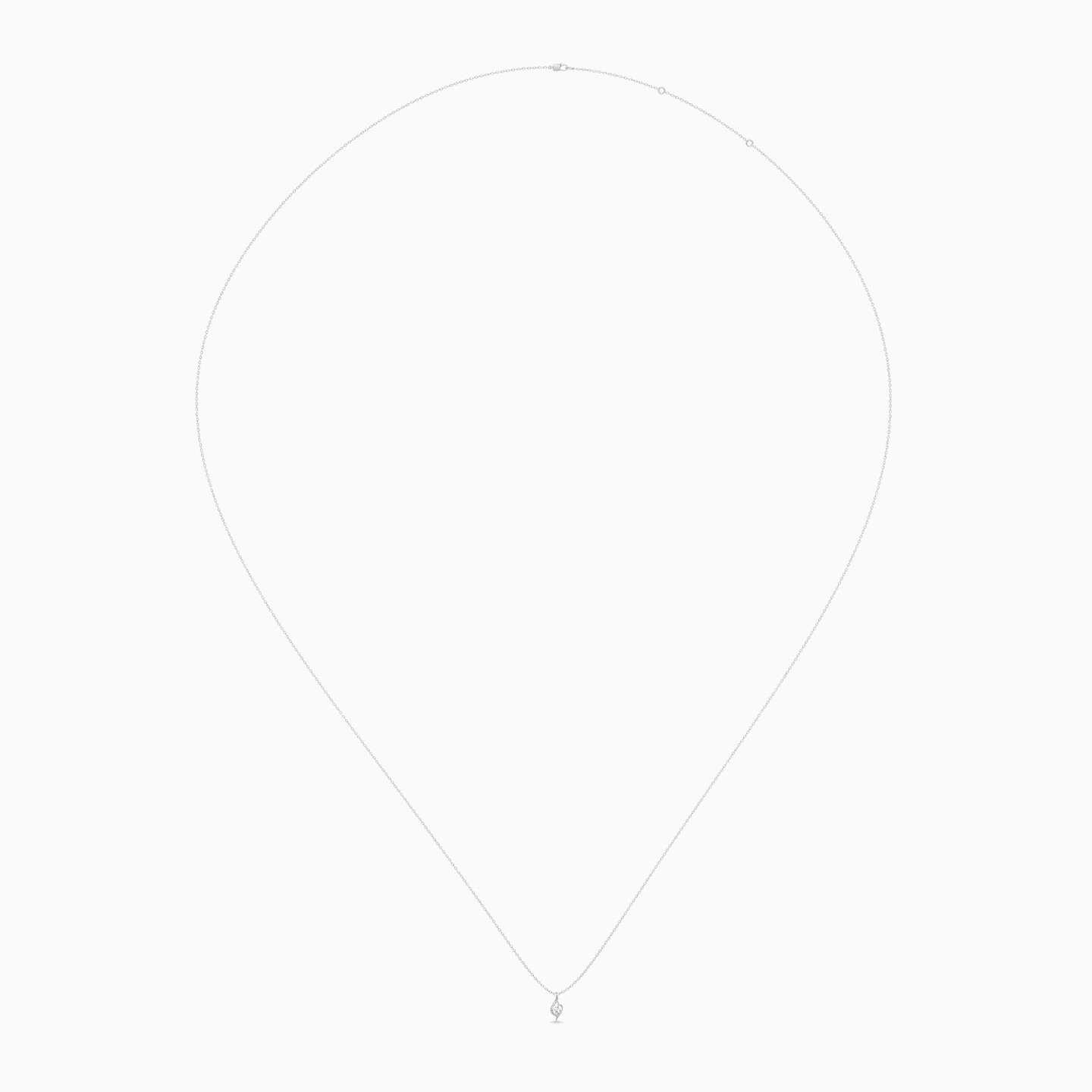 0.78 CT Brilliant Lab Grown Diamond Necklace in 18K Gold - 3 0.78 CT Brilliant Lab Grown Diamond Necklace in 18K Gold - 3