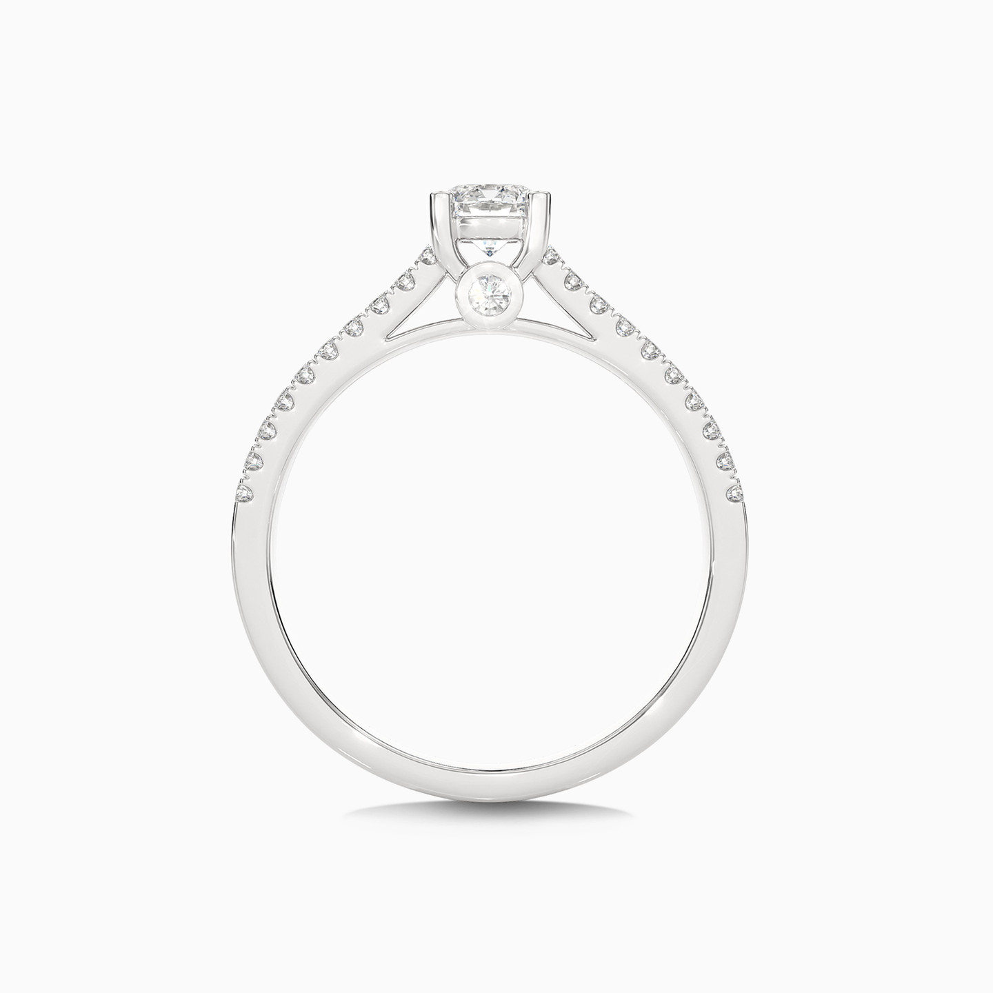 0.74 CT Brilliant Lab Grown Diamond Statement Ring in 18K Gold - 3