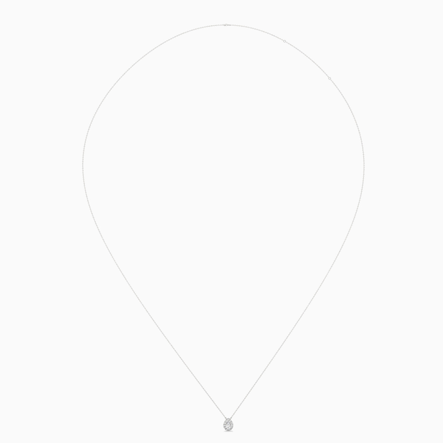 0.65 CT Pear Lab Grown Diamond Necklace in 18K Gold - 4 0.65 CT Pear Lab Grown Diamond Necklace in 18K Gold - 4