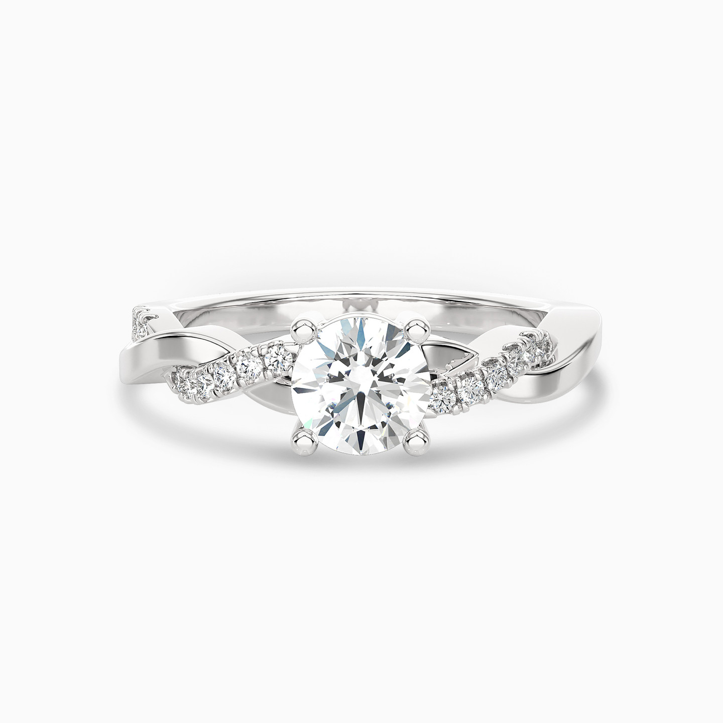 0.81 CT Brilliant Lab Grown Diamond Statement Ring in 18K Gold 0.81 CT Brilliant Lab Grown Diamond Statement Ring in 18K Gold