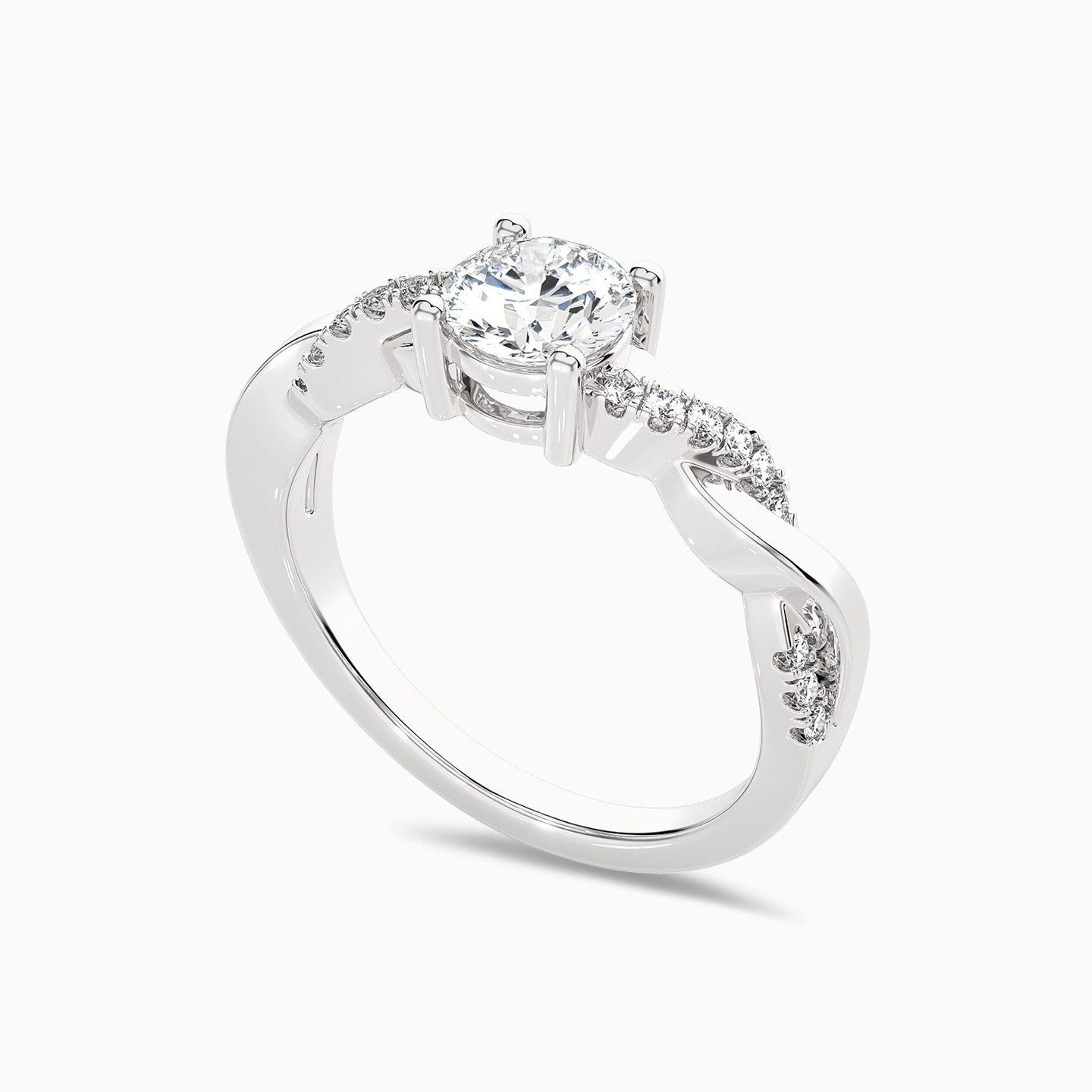 0.81 CT Brilliant Lab Grown Diamond Statement Ring in 18K Gold - 2 0.81 CT Brilliant Lab Grown Diamond Statement Ring in 18K Gold - 2