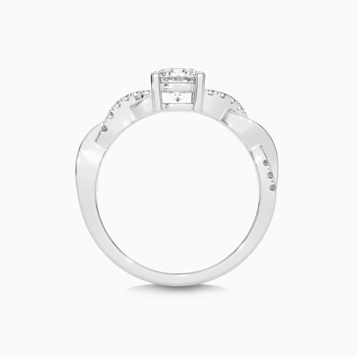 0.81 CT Brilliant Lab Grown Diamond Statement Ring in 18K Gold - 3 0.81 CT Brilliant Lab Grown Diamond Statement Ring in 18K Gold - 3
