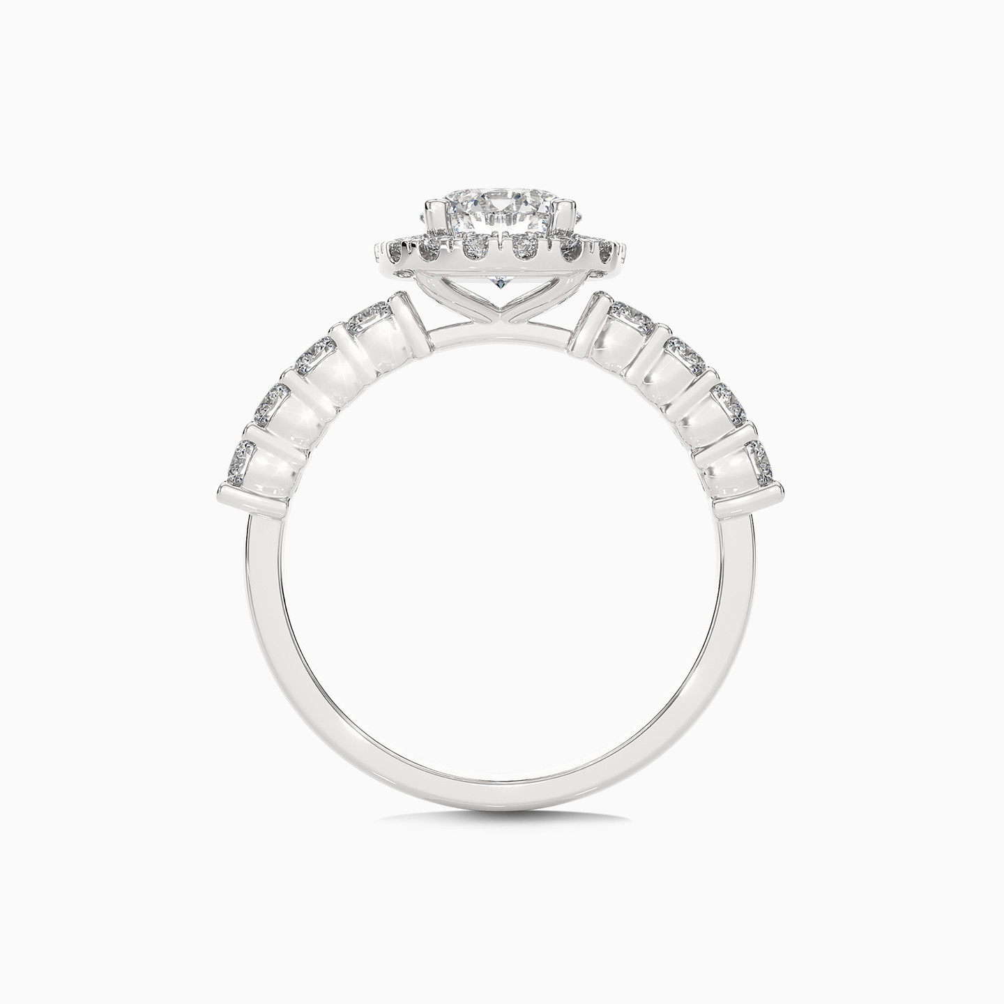1.64 CT Brilliant Lab Grown Diamond Statement Ring in 18K Gold 1.64 CT Brilliant Lab Grown Diamond Statement Ring in 18K Gold