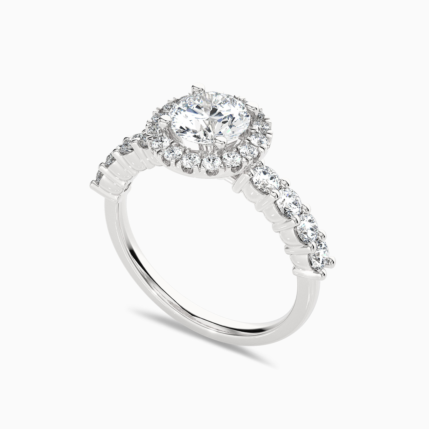 1.64 CT Brilliant Lab Grown Diamond Statement Ring in 18K Gold - 3 1.64 CT Brilliant Lab Grown Diamond Statement Ring in 18K Gold - 3