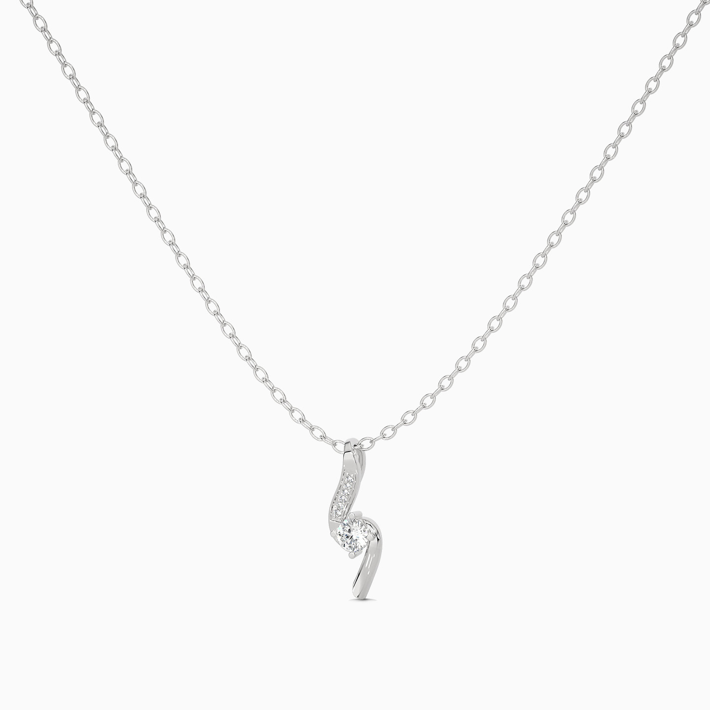 0.67 CT Brilliant Lab Grown Diamond Necklace in 18K Gold - 2 0.67 CT Brilliant Lab Grown Diamond Necklace in 18K Gold - 2