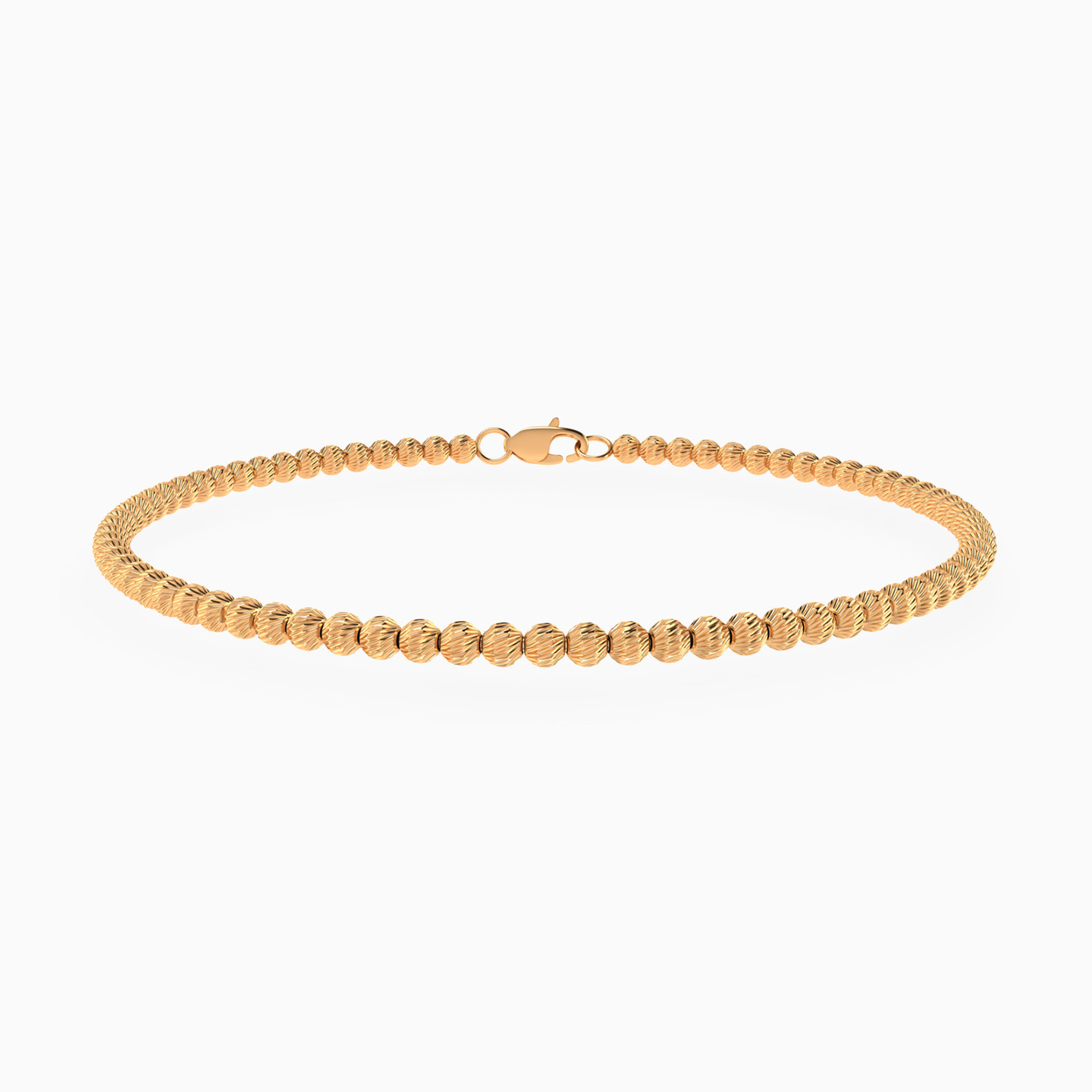 Beaded Full Set in 21K Gold (4 Pieces) - 3 Beaded Full Set in 21K Gold (4 Pieces) - 3