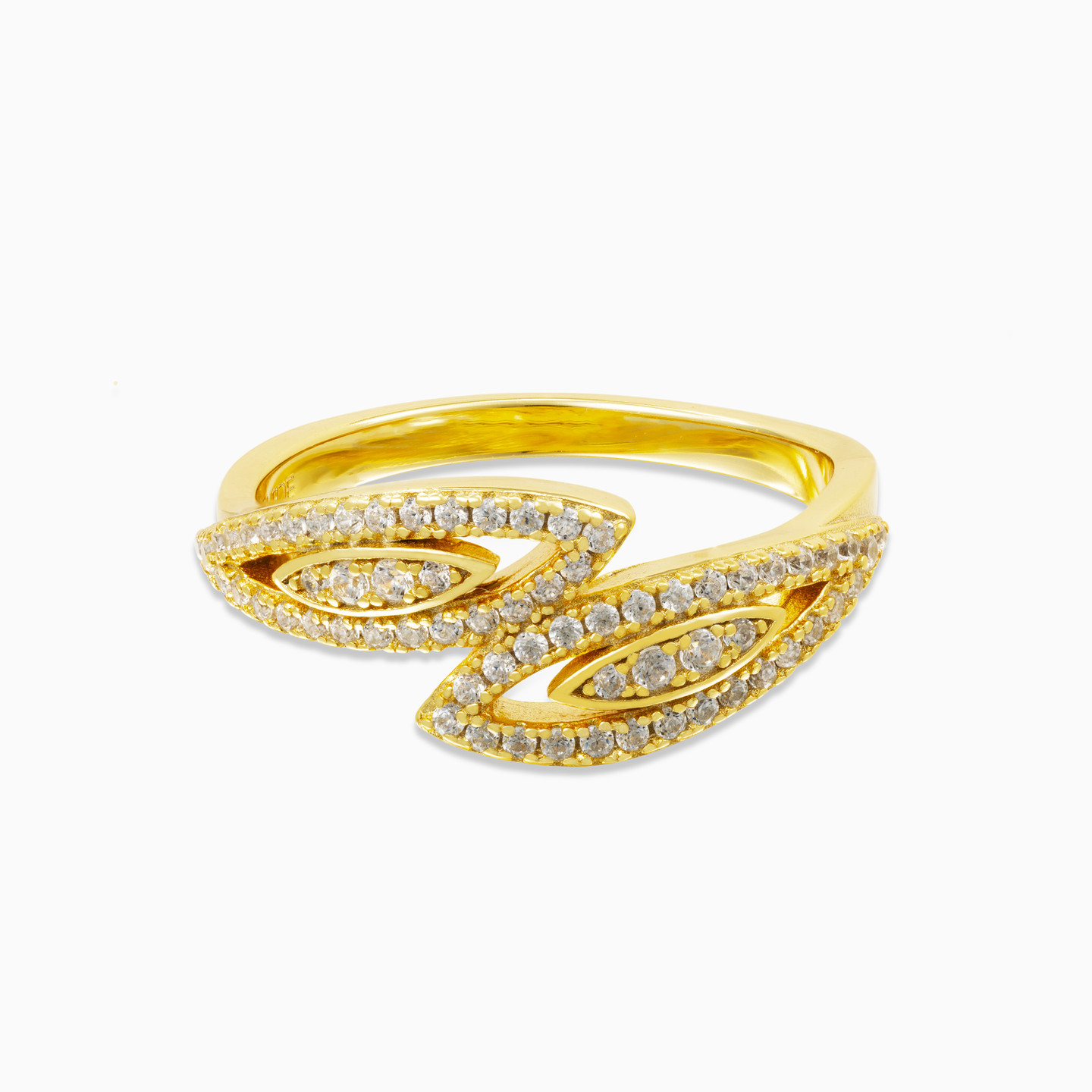 Marquise Clear Stone Gold Plated Ring Marquise Clear Stone Gold Plated Ring