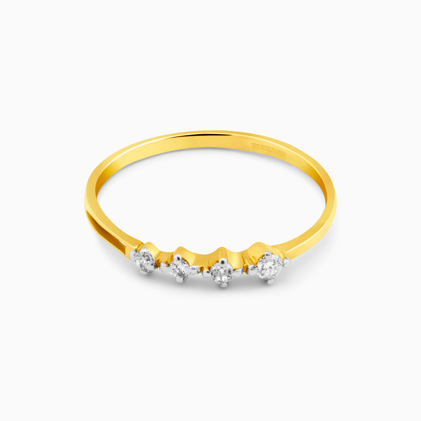 Brilliant Diamonds Ring in 18K Gold Brilliant Diamonds Ring in 18K Gold