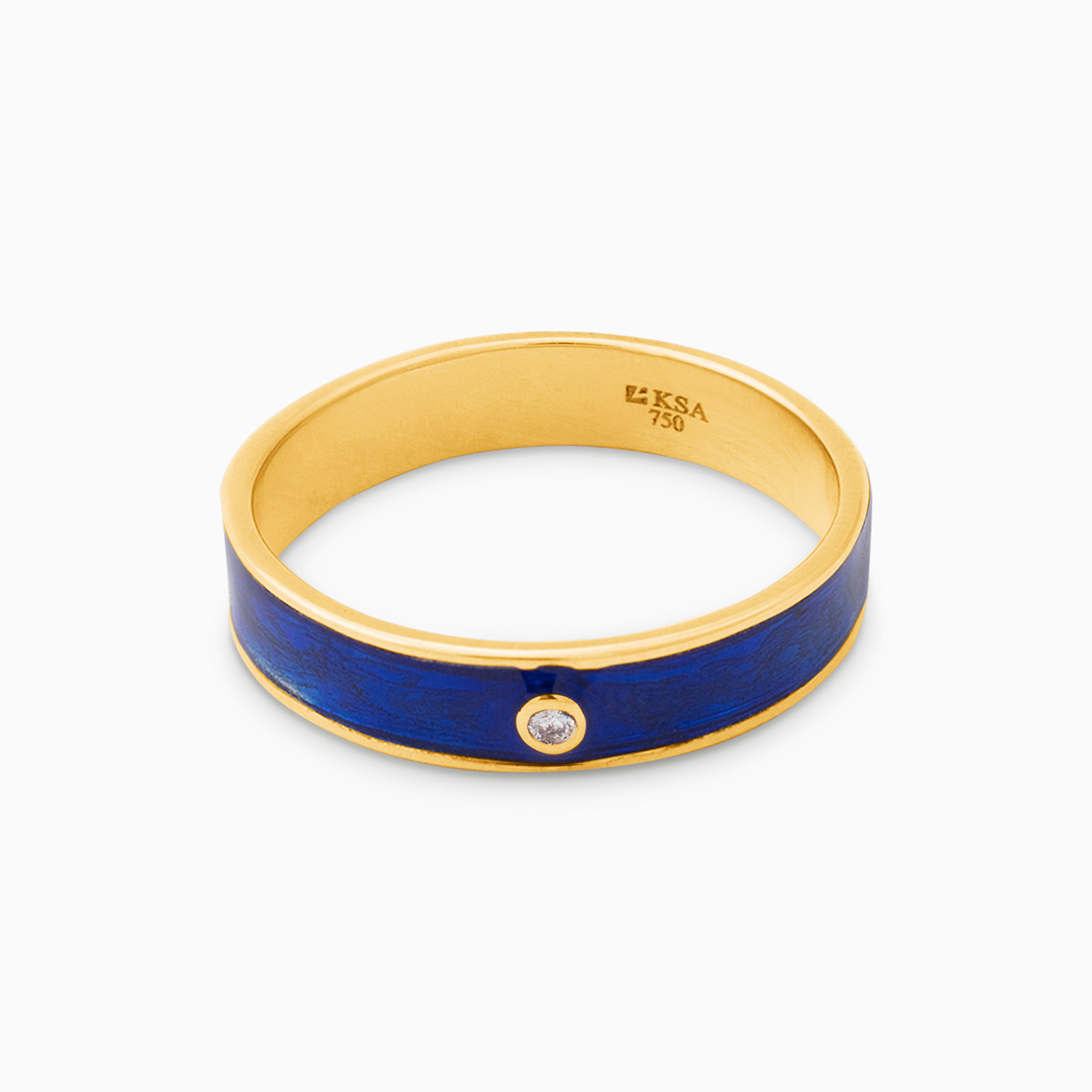 Slim Blue Stone Ring in 18K Gold Slim Blue Stone Ring in 18K Gold