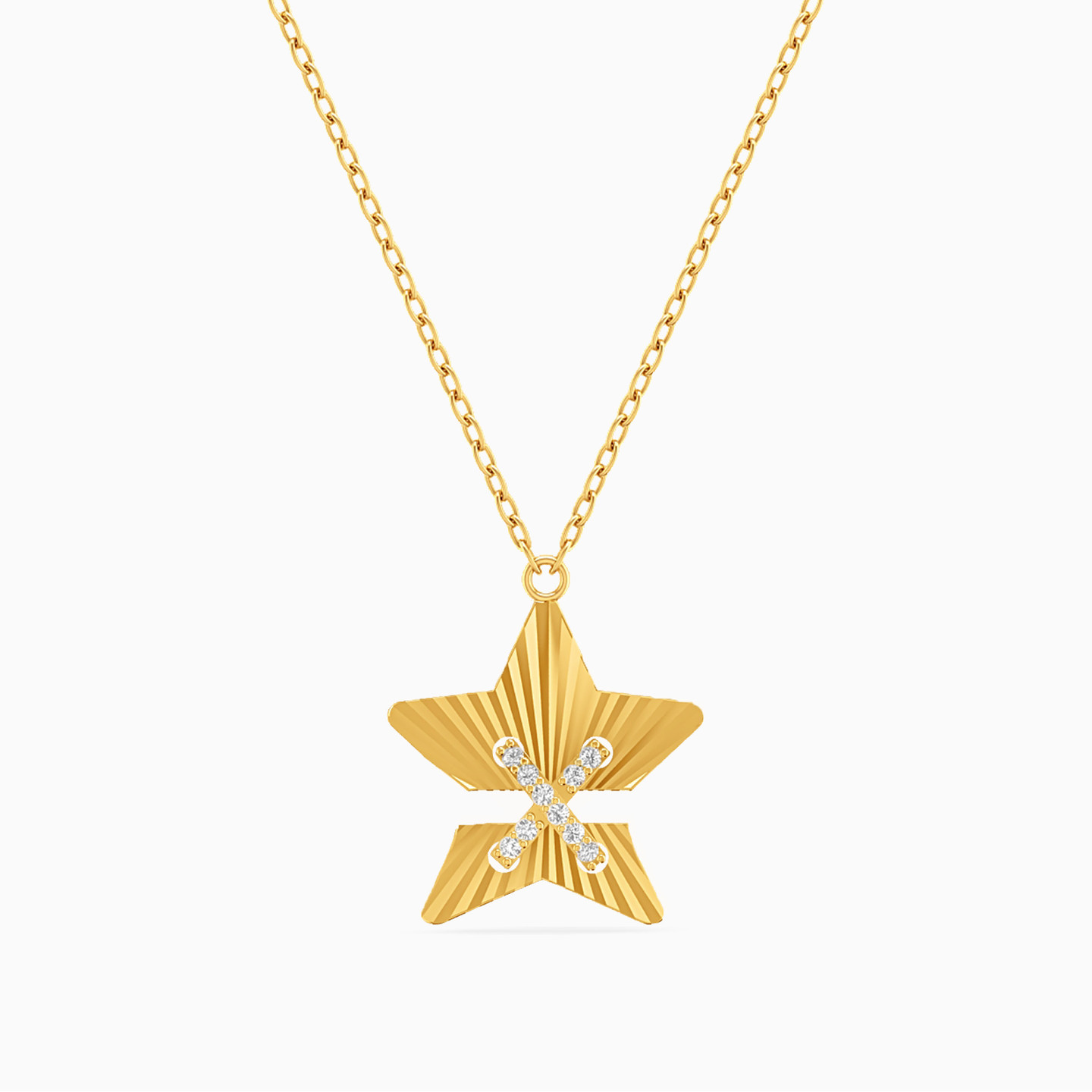 Star Diamond Necklace in 18K Gold Star Diamond Necklace in 18K Gold
