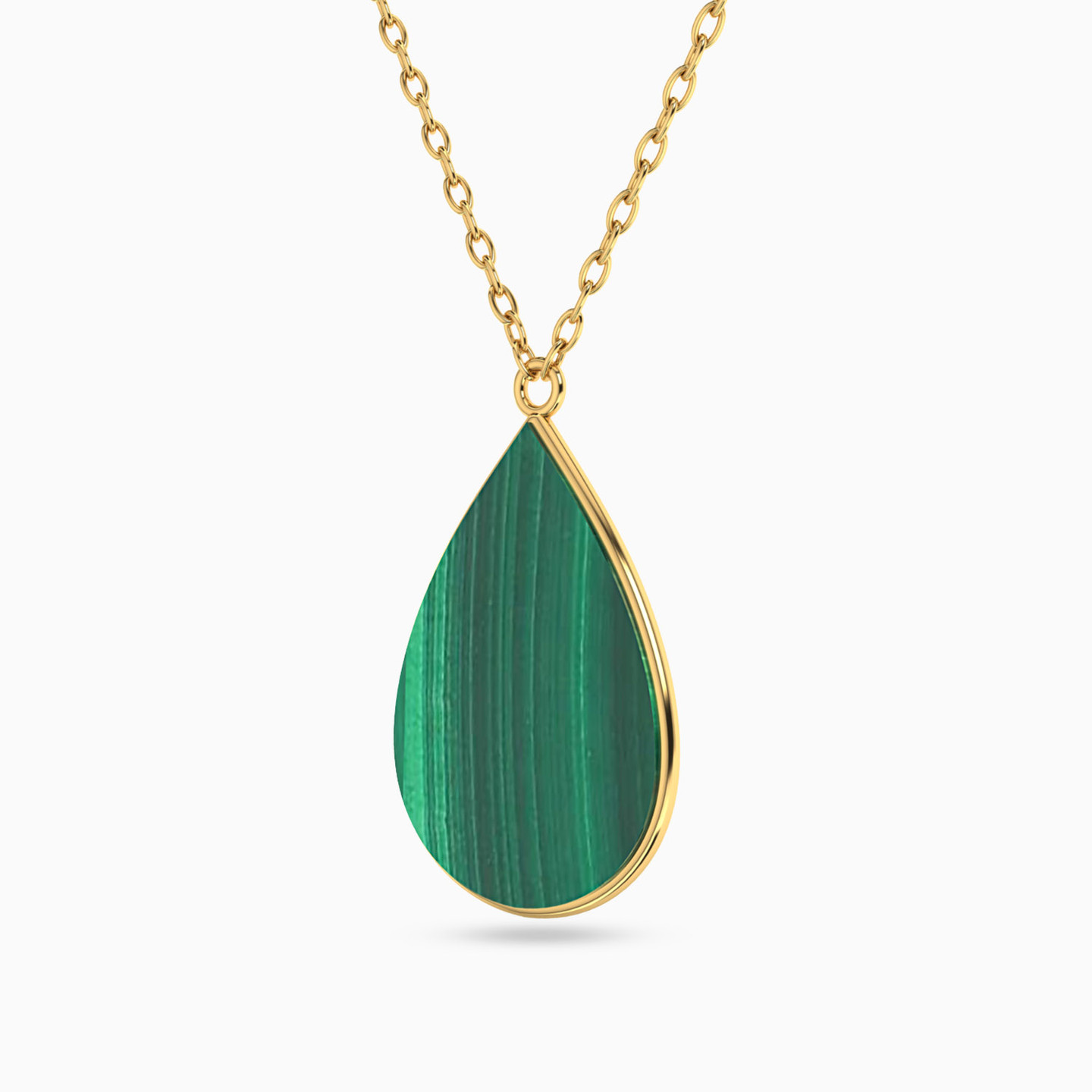 Pear Pearl Necklace in 18K Gold - 2 Pear Pearl Necklace in 18K Gold - 2