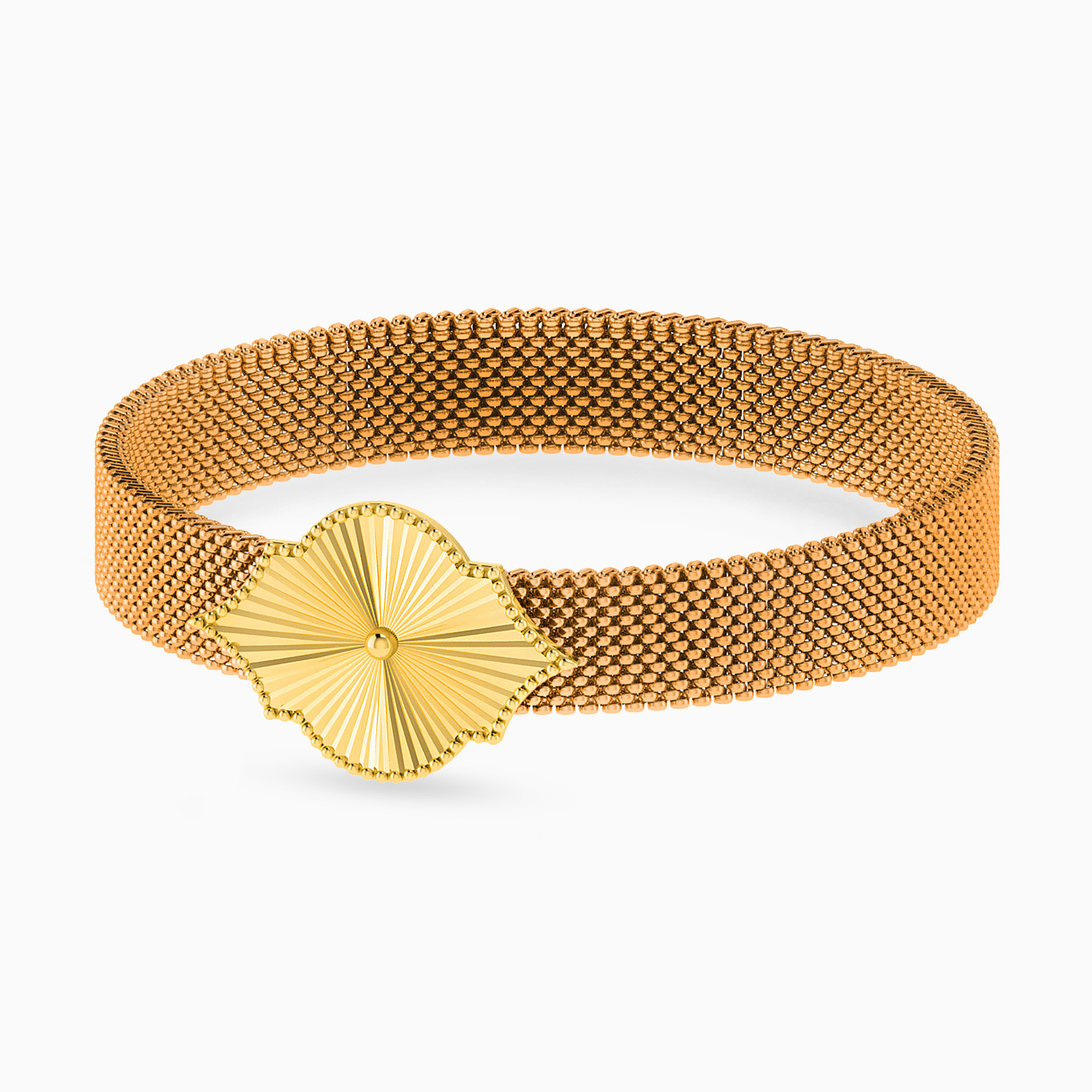 Arabesque Cuff Bracelet in 18K Gold - 2 Arabesque Cuff Bracelet in 18K Gold - 2