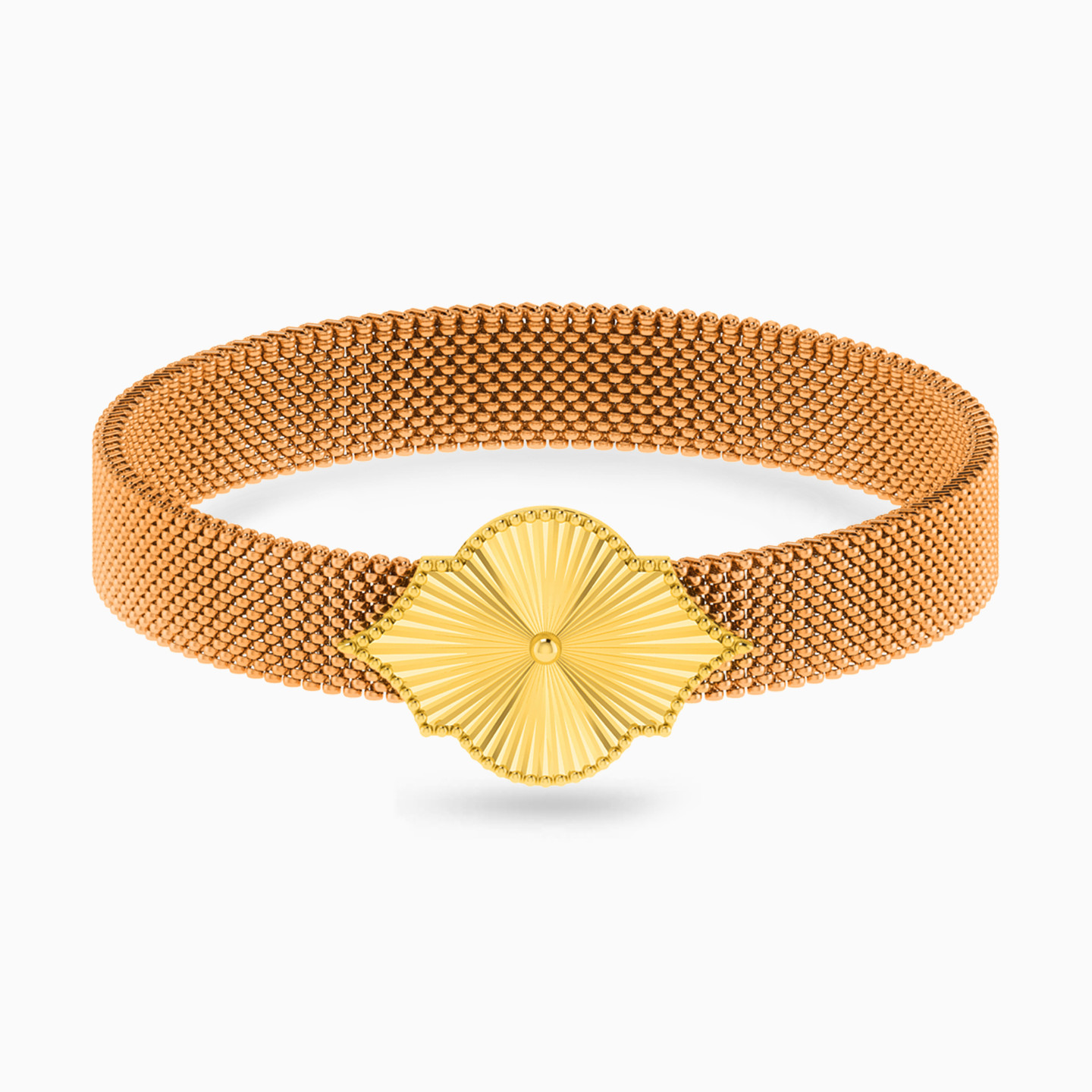 Arabesque Cuff Bracelet in 18K Gold