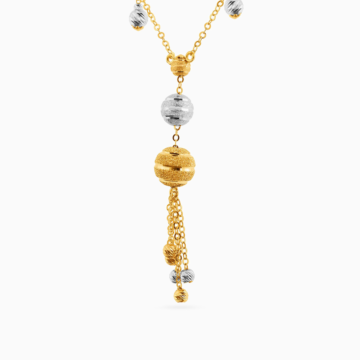 Tassel Necklace in 18K Gold - 2 Tassel Necklace in 18K Gold - 2