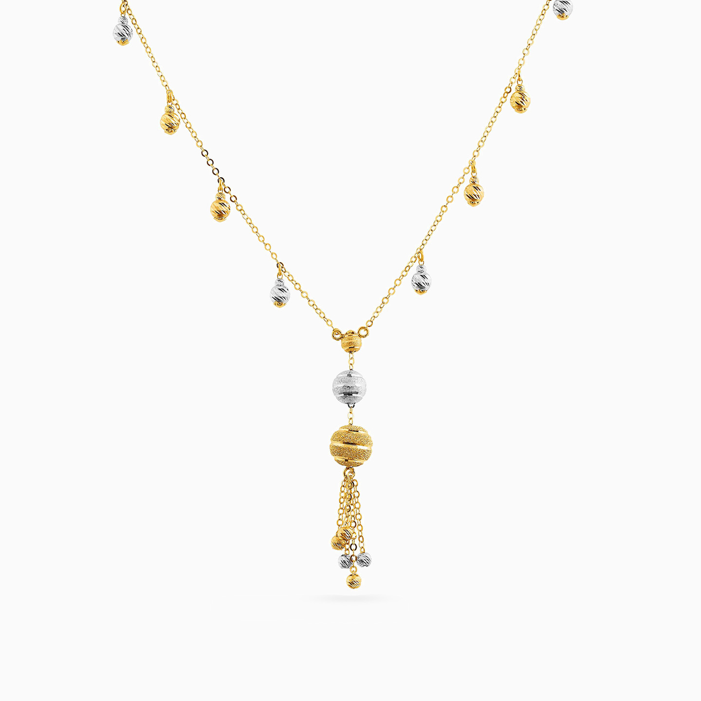 Tassel Necklace in 18K Gold - 3 Tassel Necklace in 18K Gold - 3