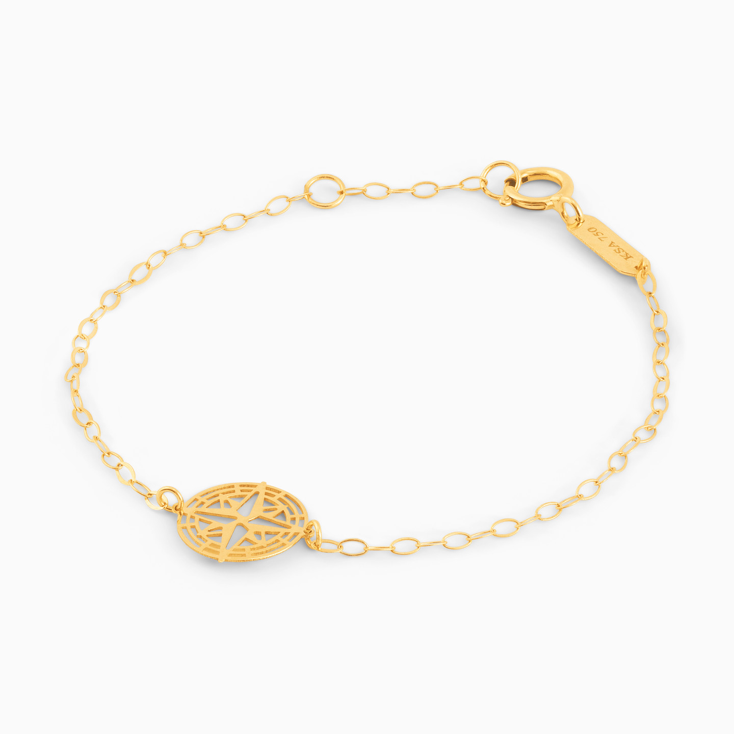 Kids Star Chain Bracelet in 18K Gold - 2