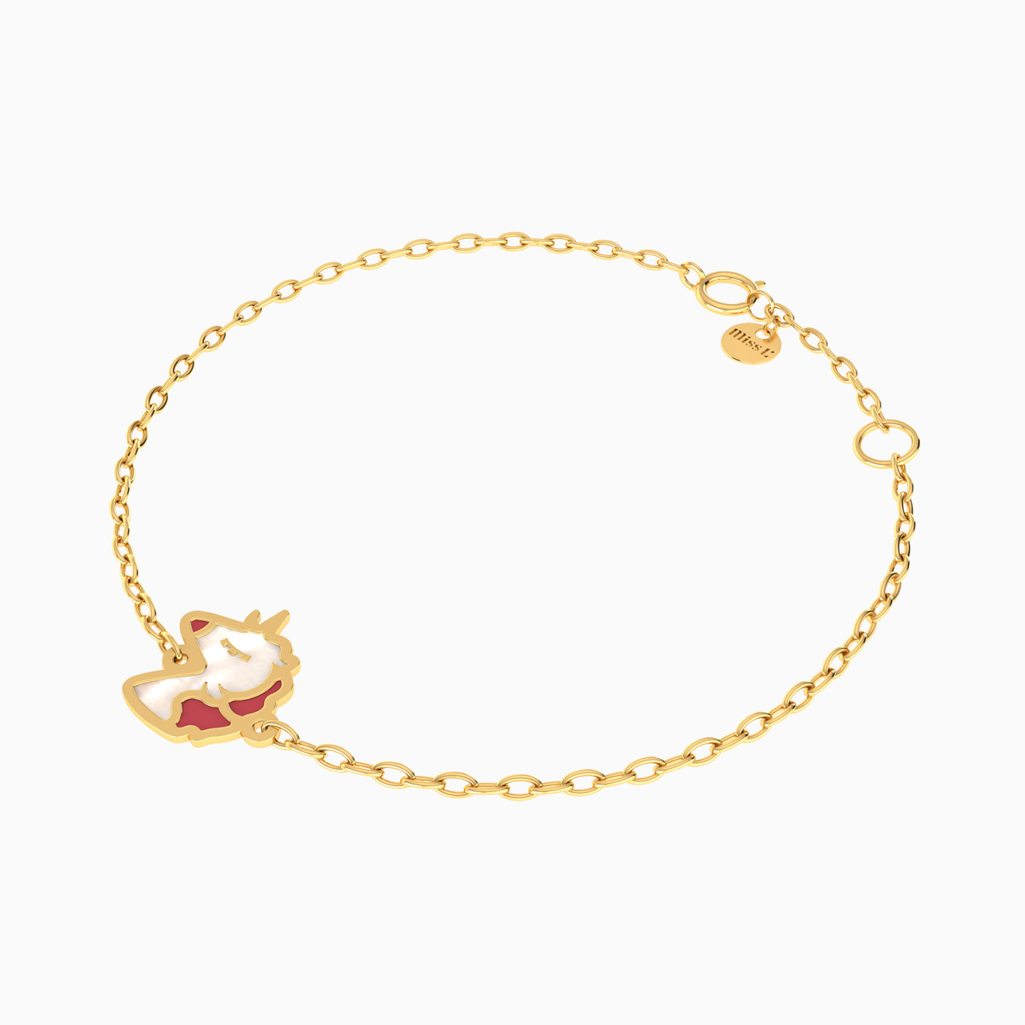 Kids Unicorn Chain Bracelet in 18K Gold - 2 Kids Unicorn Chain Bracelet in 18K Gold - 2