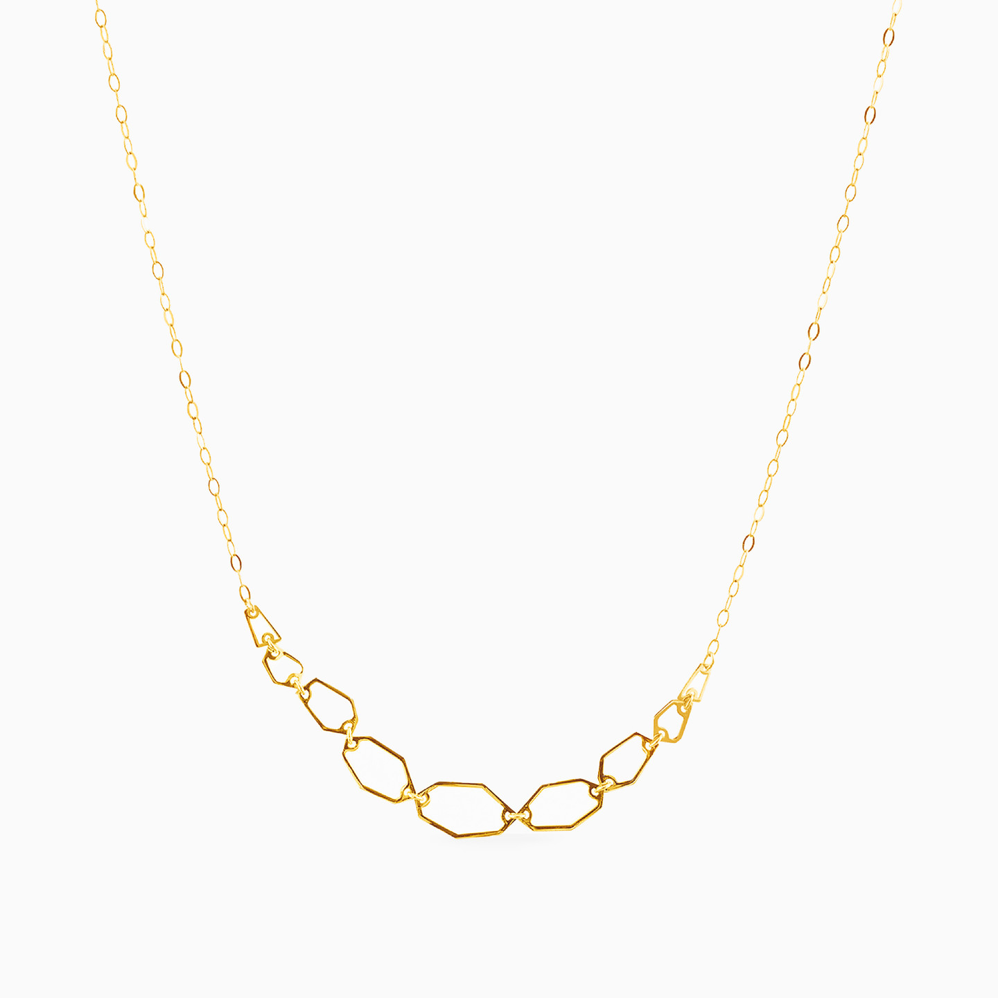 Links Chain Necklace in 18K Gold - 3