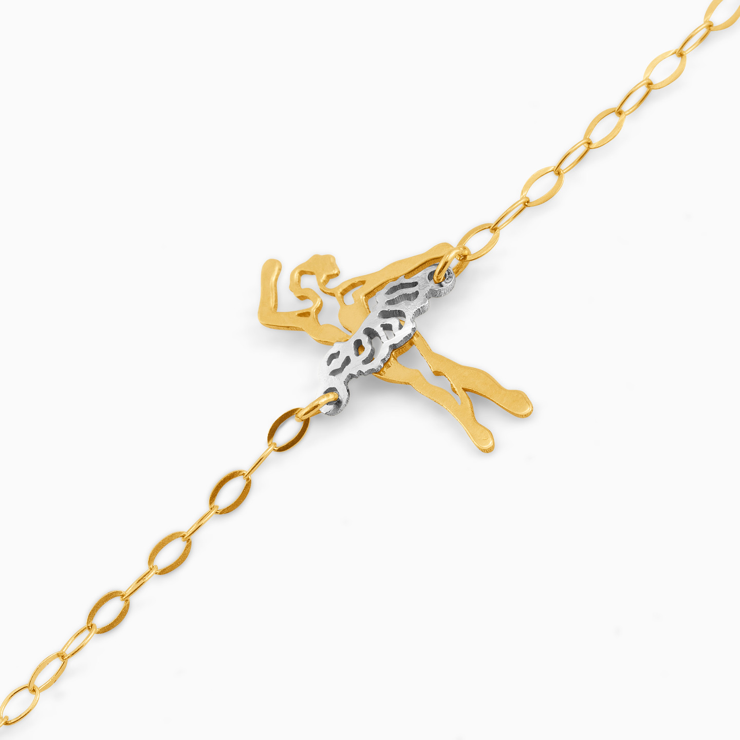 Kids Ballerina Chain Bracelet in 18K Gold - 3