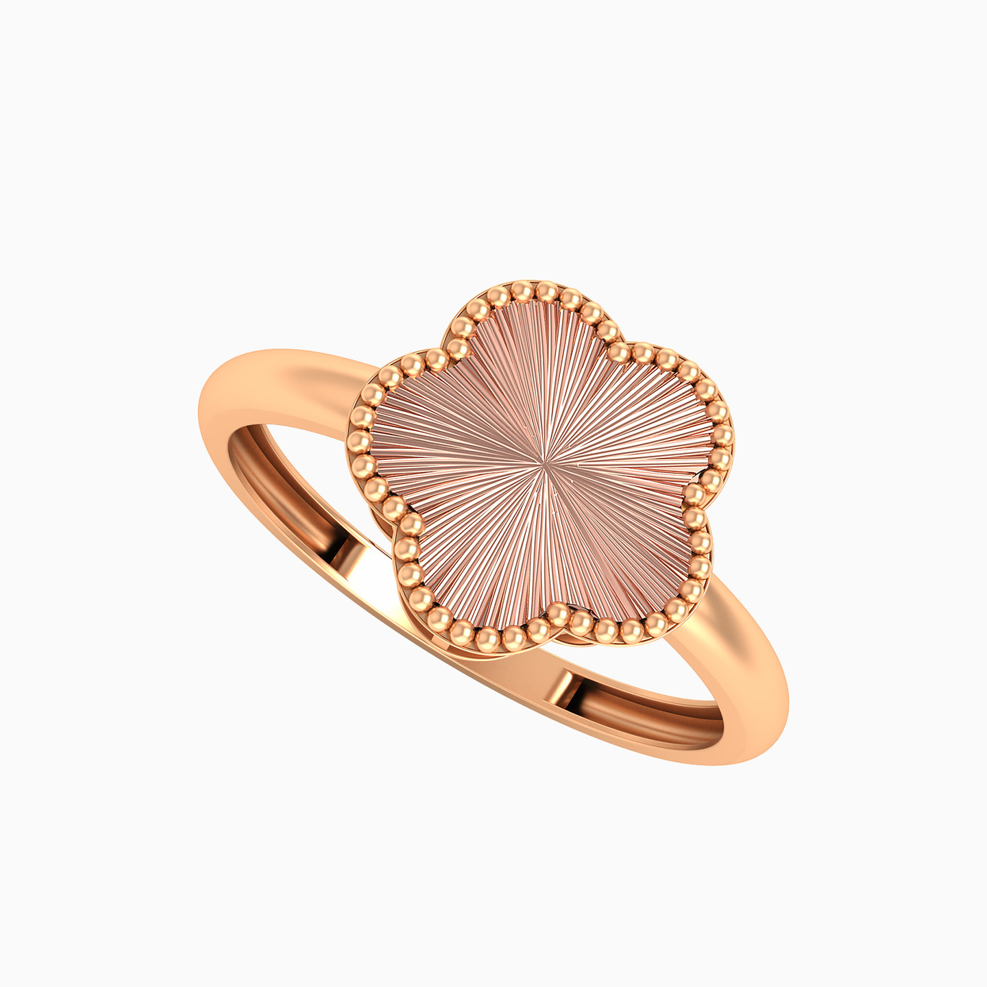 Flower Ring in 21K Gold - 2 Flower Ring in 21K Gold - 2