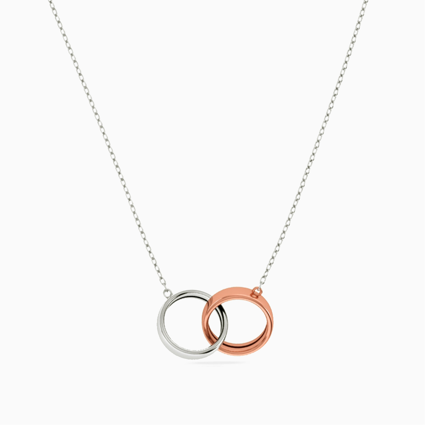 Circle Necklace In 18K Gold