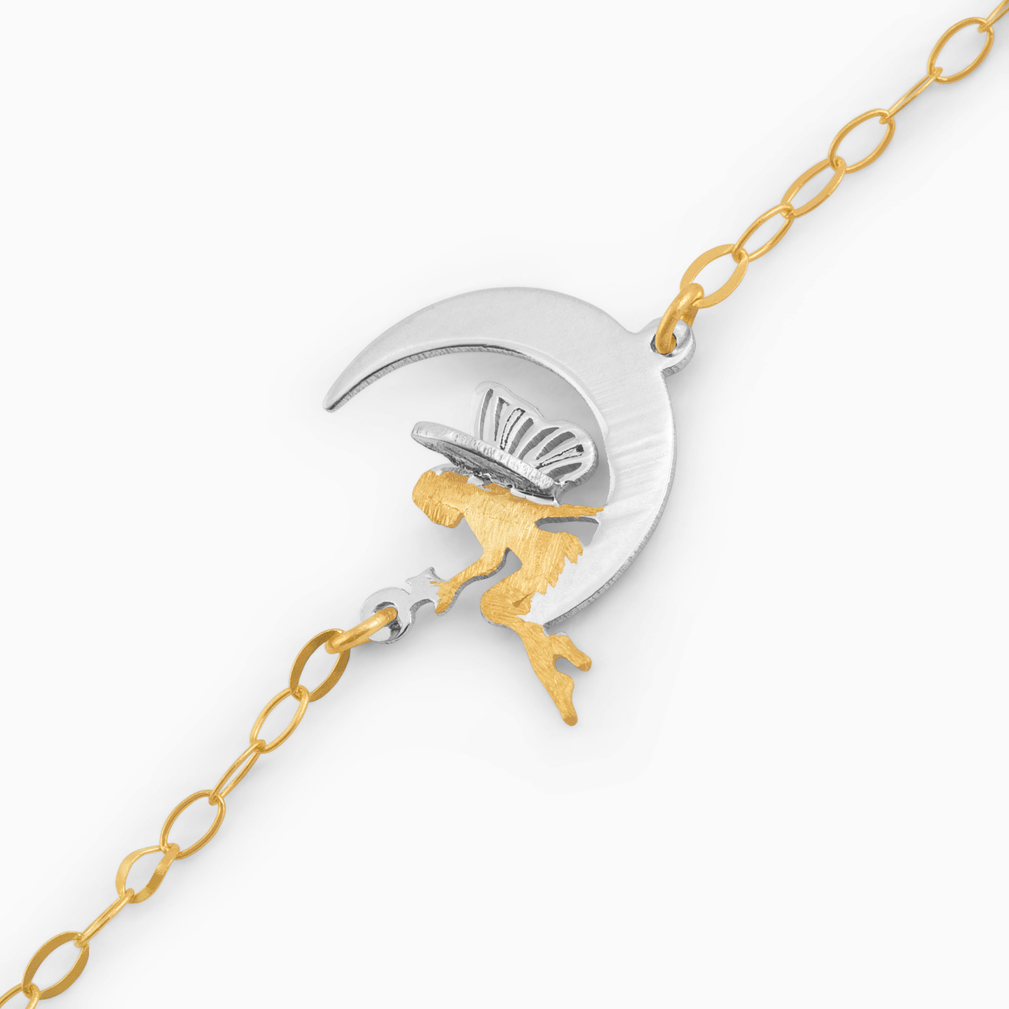 Kids Fairy Chain Bracelet in 18K Gold - 3