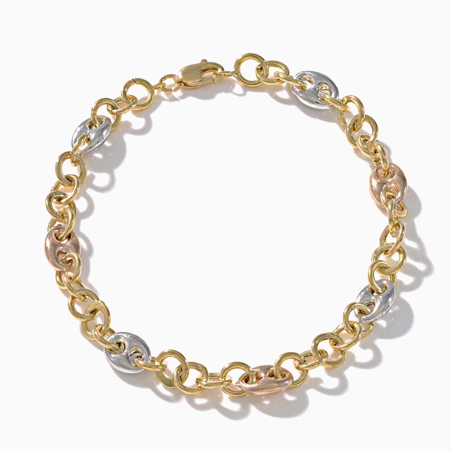 18K Gold Chain Bracelet