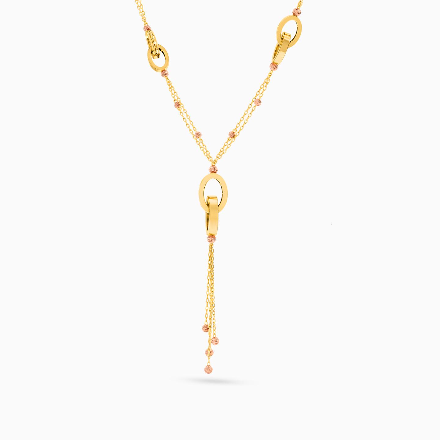 Tassel Chain Necklace in 21K Gold - 2 Tassel Chain Necklace in 21K Gold - 2