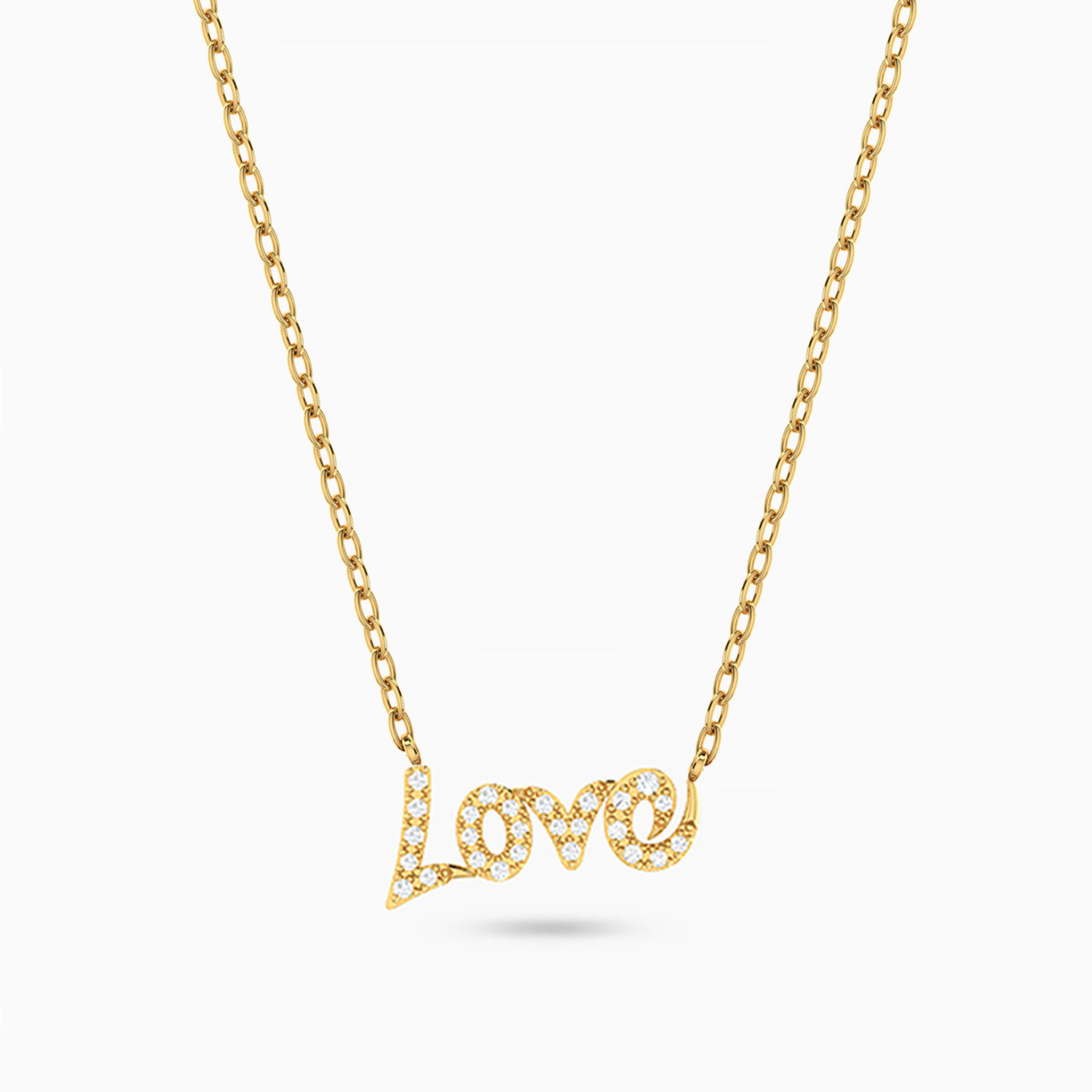 Love Diamond Necklace in 18K Gold Love Diamond Necklace in 18K Gold