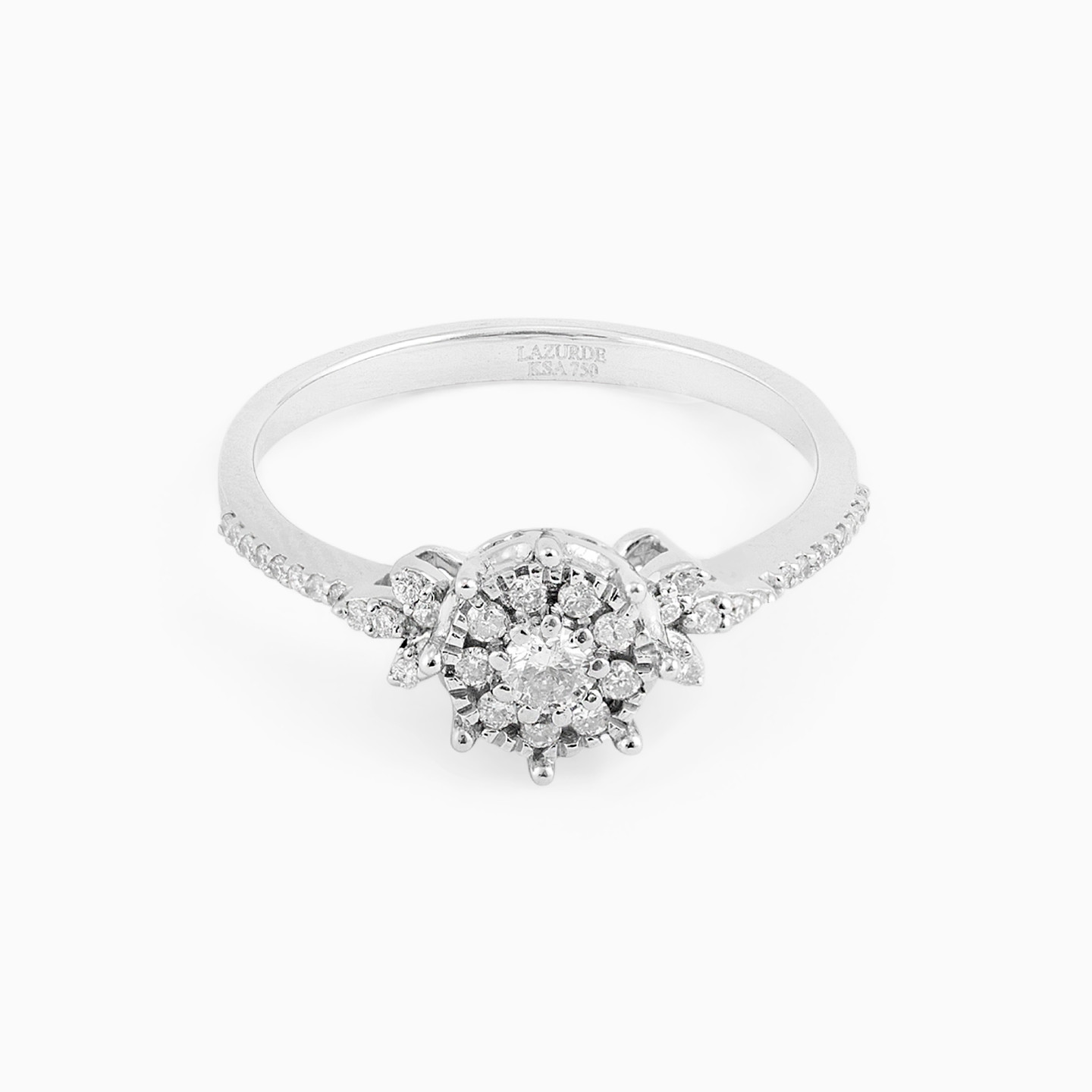 Flower Diamond Ring in 18K Gold Flower Diamond Ring in 18K Gold