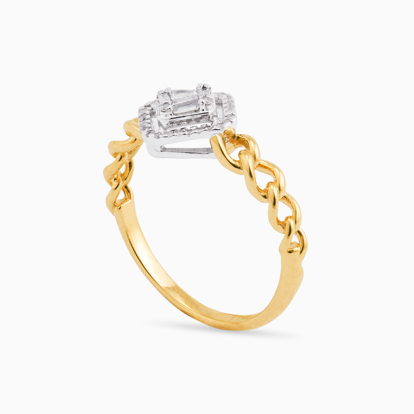 18K Gold Diamond Statement Ring - 2