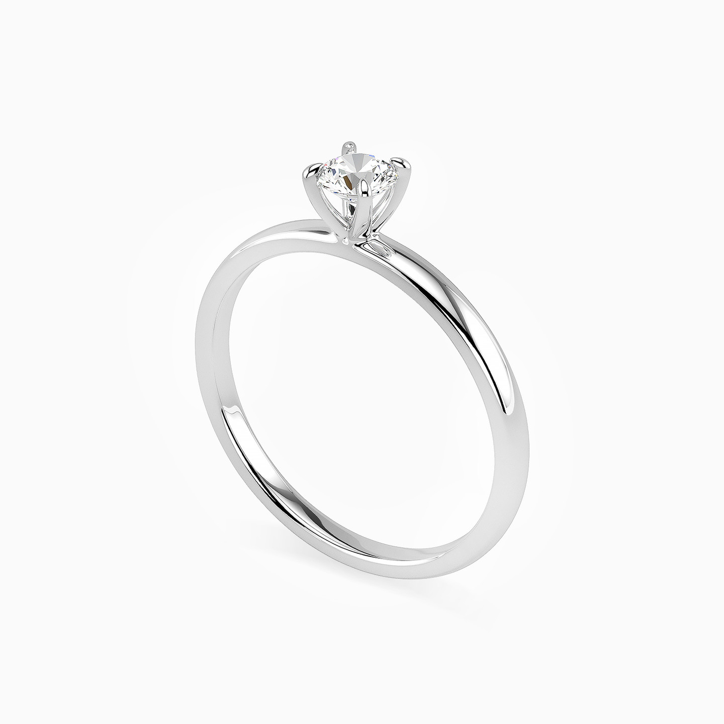 Circle Diamond Ring in 18K Gold - 2 Circle Diamond Ring in 18K Gold - 2