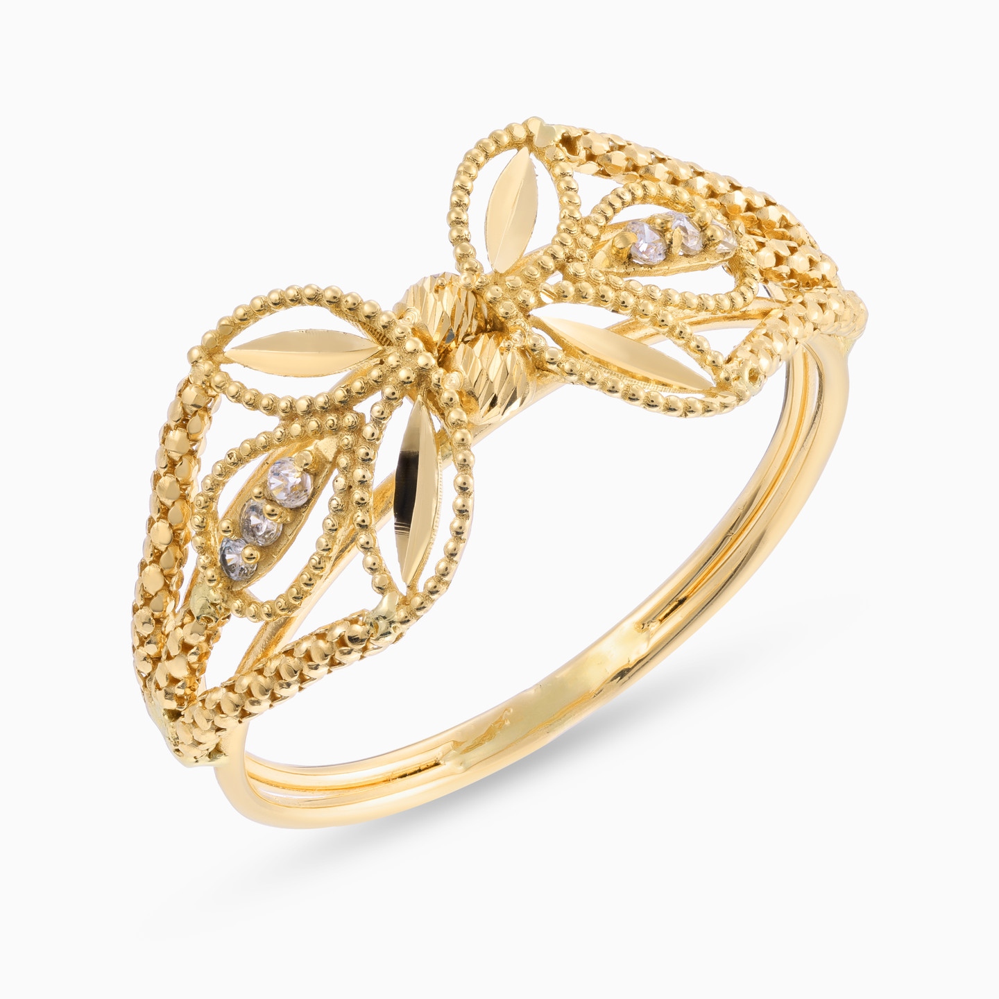 Multishaped Full Set in 21K Gold (4 Pieces) - 3 Multishaped Full Set in 21K Gold (4 Pieces) - 3