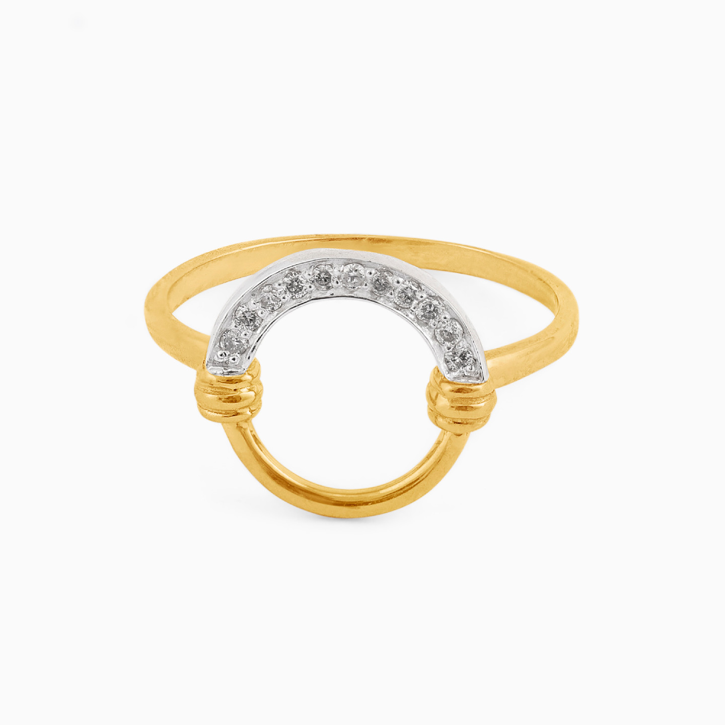 18K Gold Diamond Statement Ring