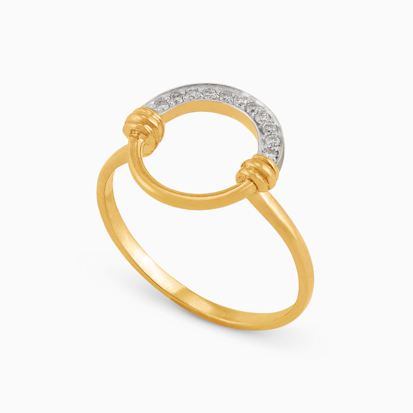 18K Gold Diamond Statement Ring - 2