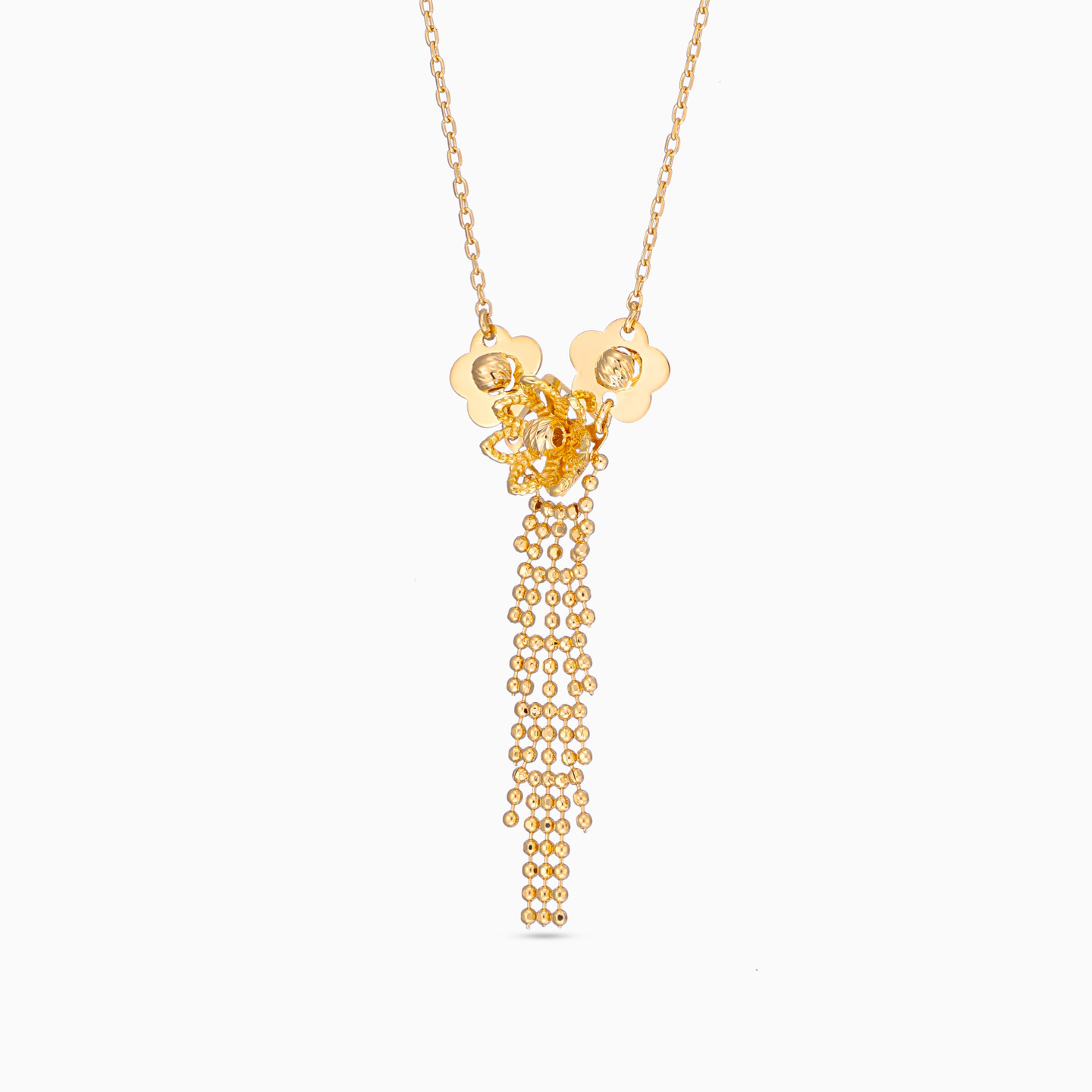 Tassel Necklace in 21K Gold - 2 Tassel Necklace in 21K Gold - 2