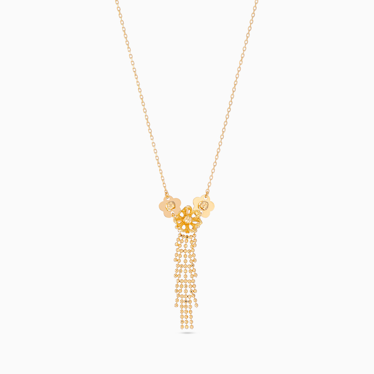 Tassel Necklace in 21K Gold - 3 Tassel Necklace in 21K Gold - 3