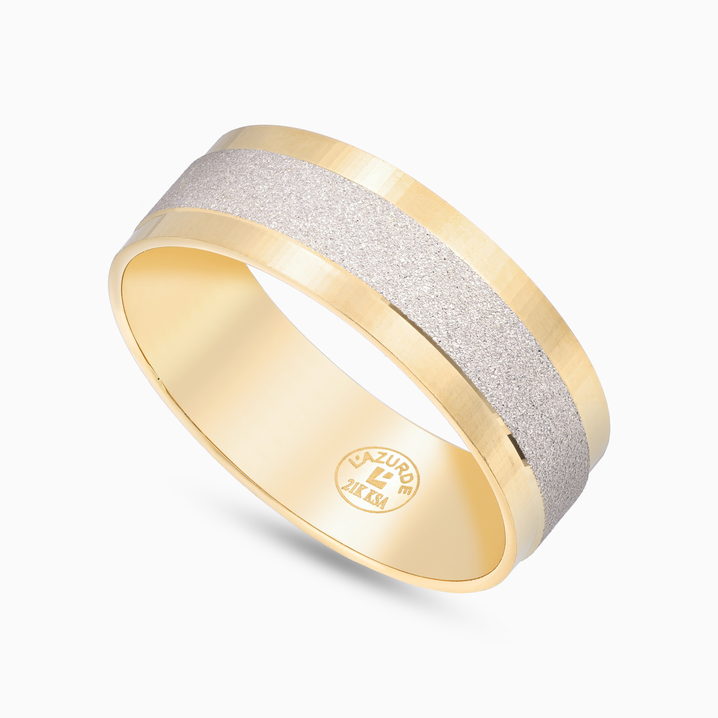 Textured Ring in 21K Gold - 2 Textured Ring in 21K Gold - 2