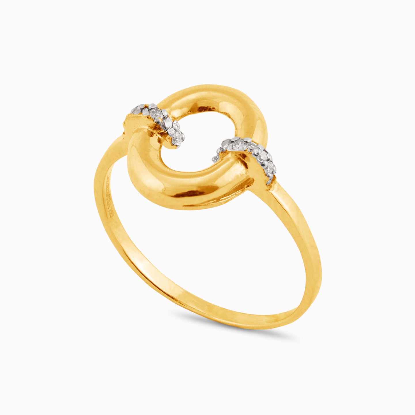 18K Gold Diamond Statement Ring - 2