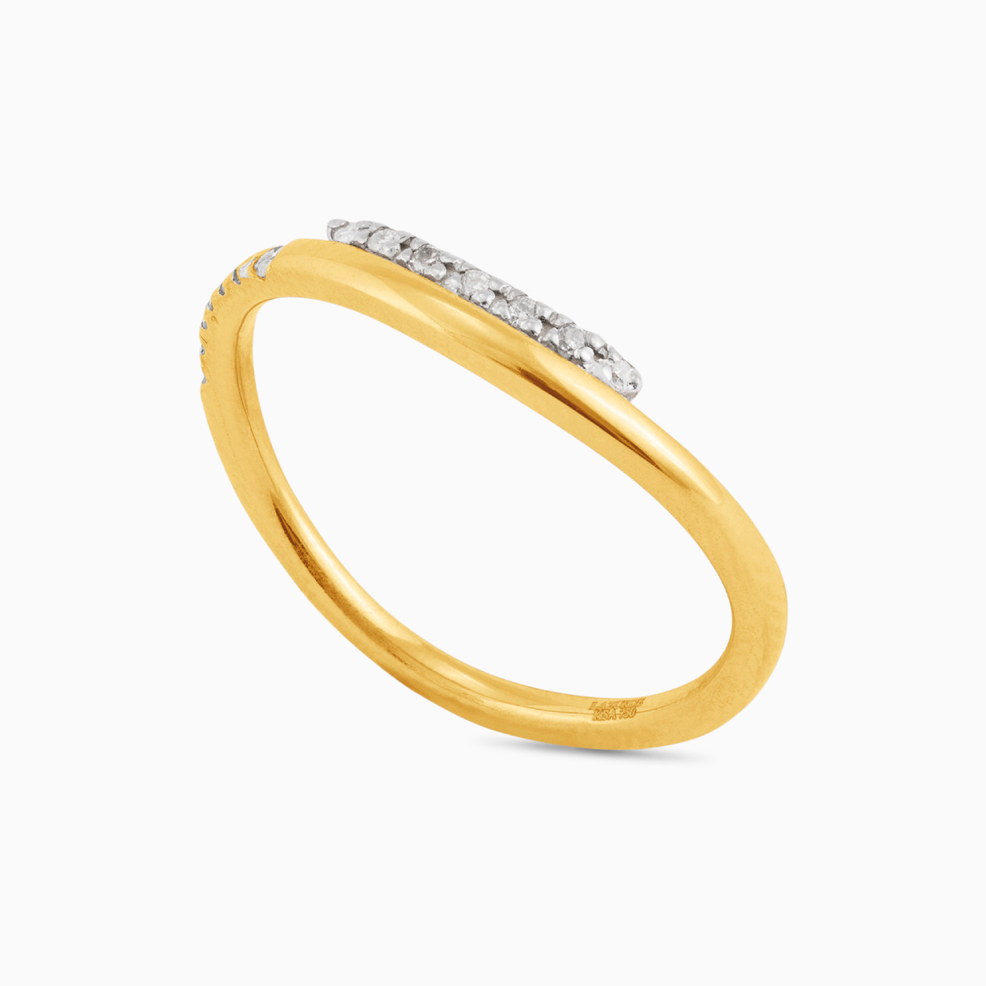 18K Gold Diamond Statement Ring - 2