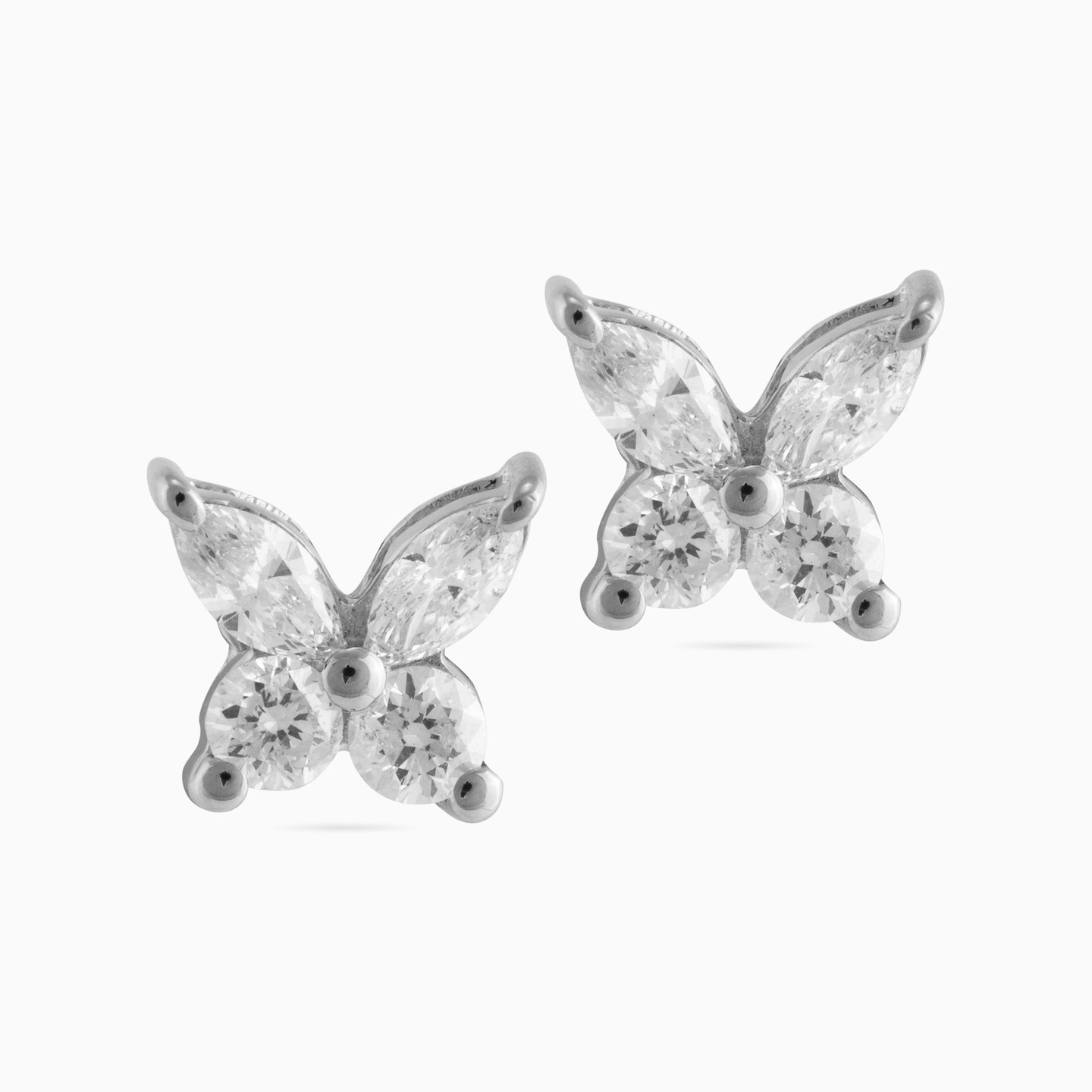 Kids 18K Gold Diamond Stud Earrings